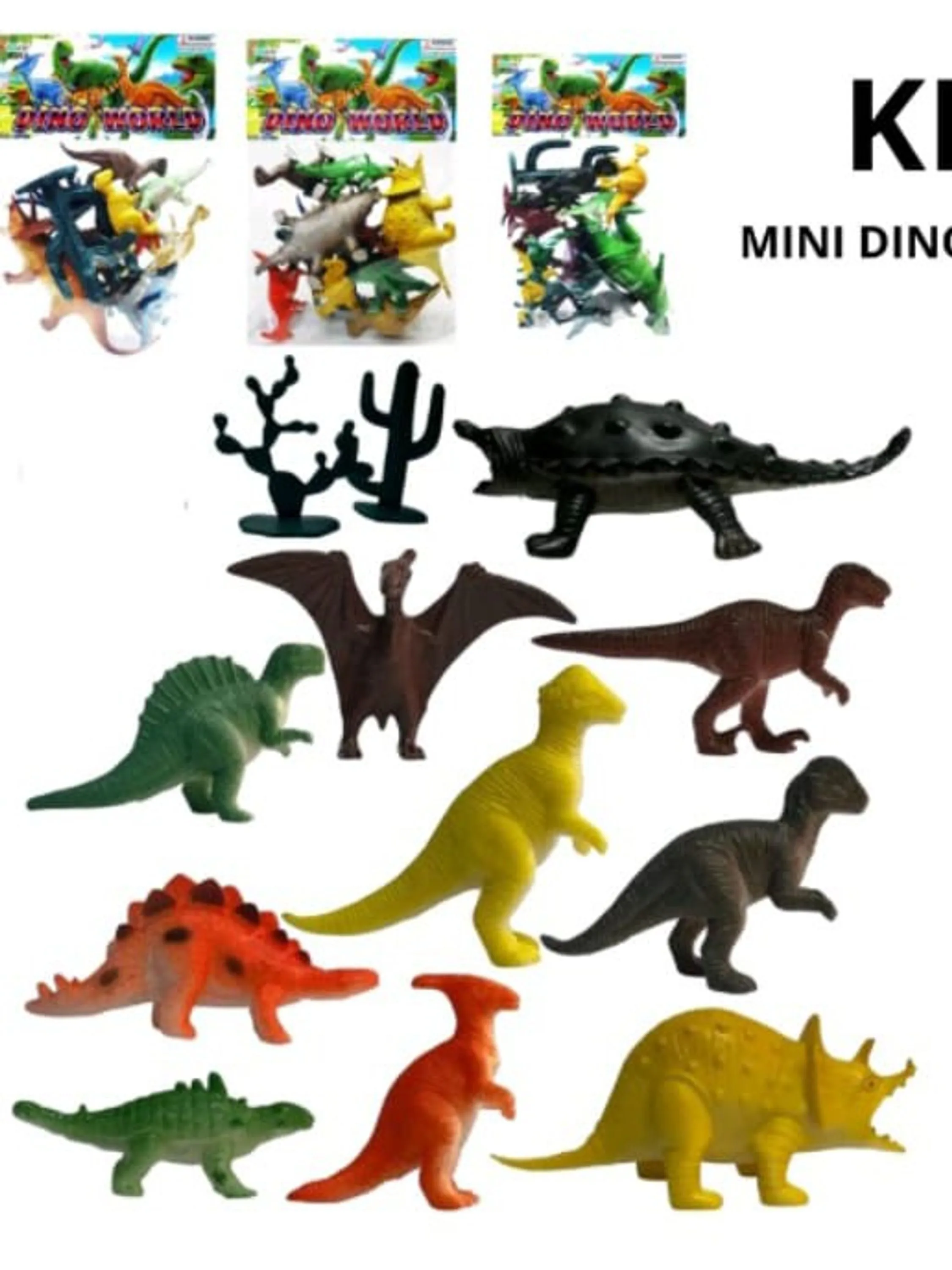 Brinquedo: kit 12psDinossauro 2032, estilo aleatório