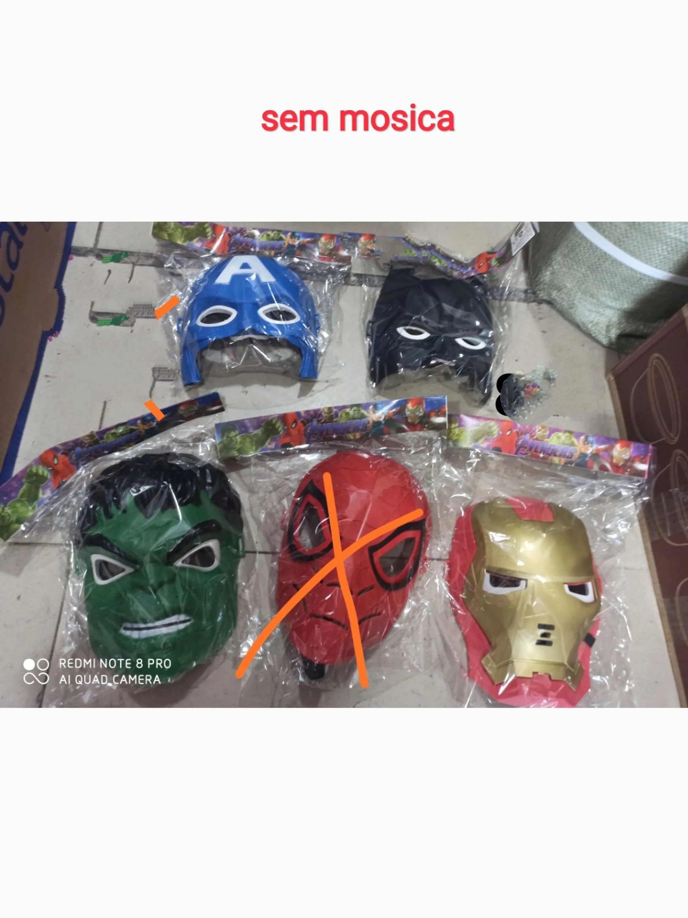 Brinquedos: Máscara, sem música