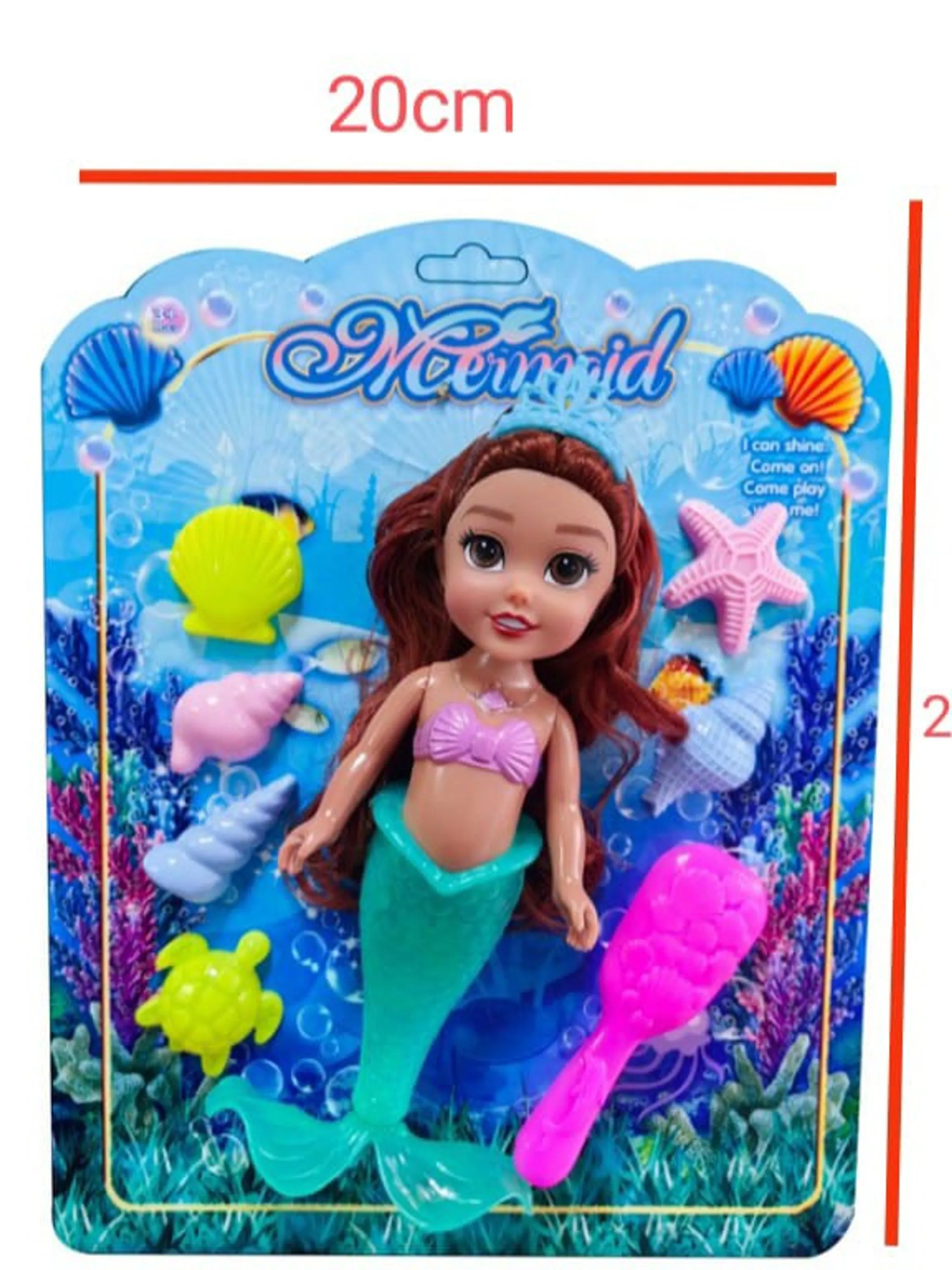 Brinquedo: kit8ps,Sereia