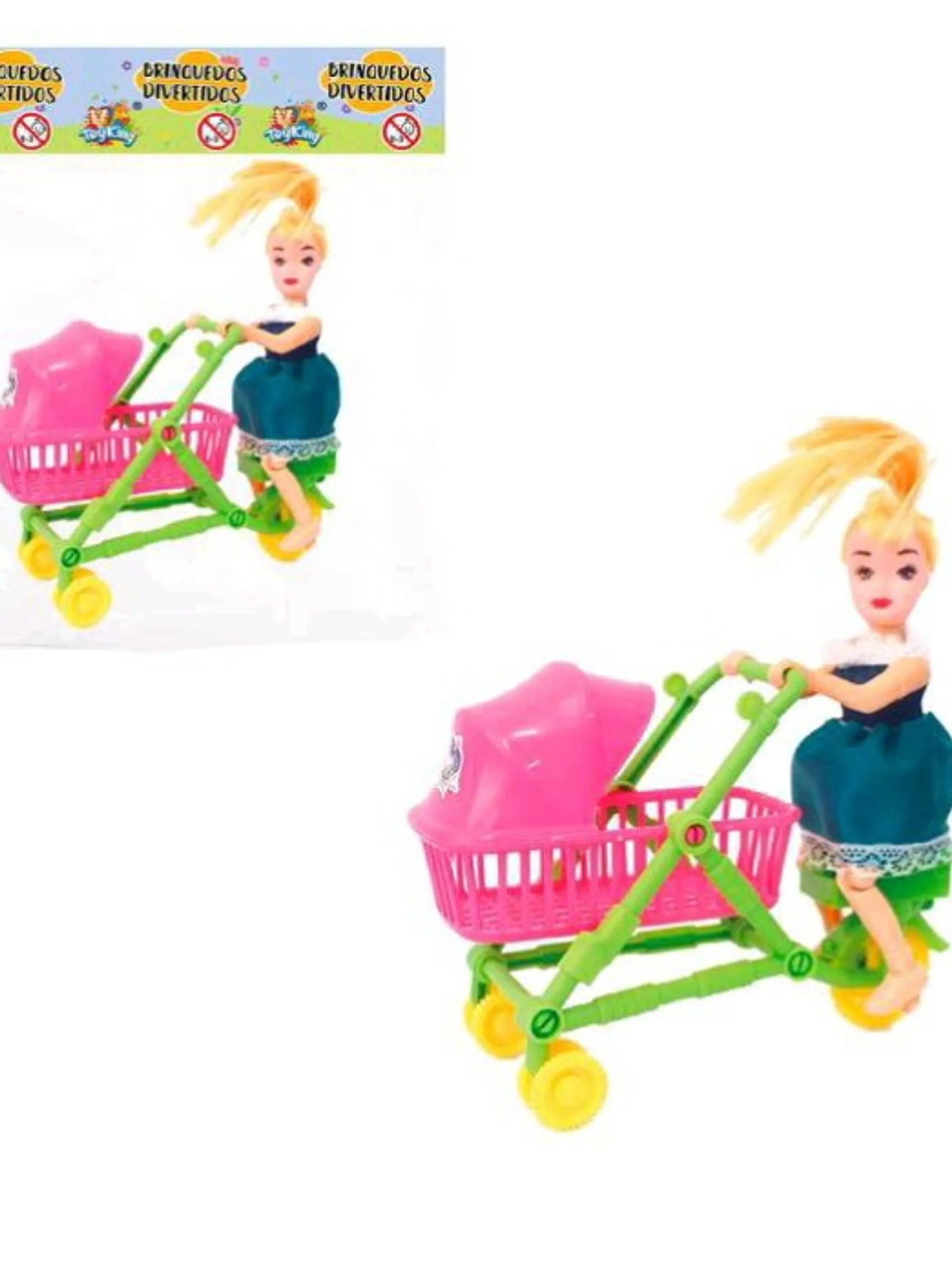 Brinquedos:Boneca com Carrinho
1169
Na sacola, cor variado