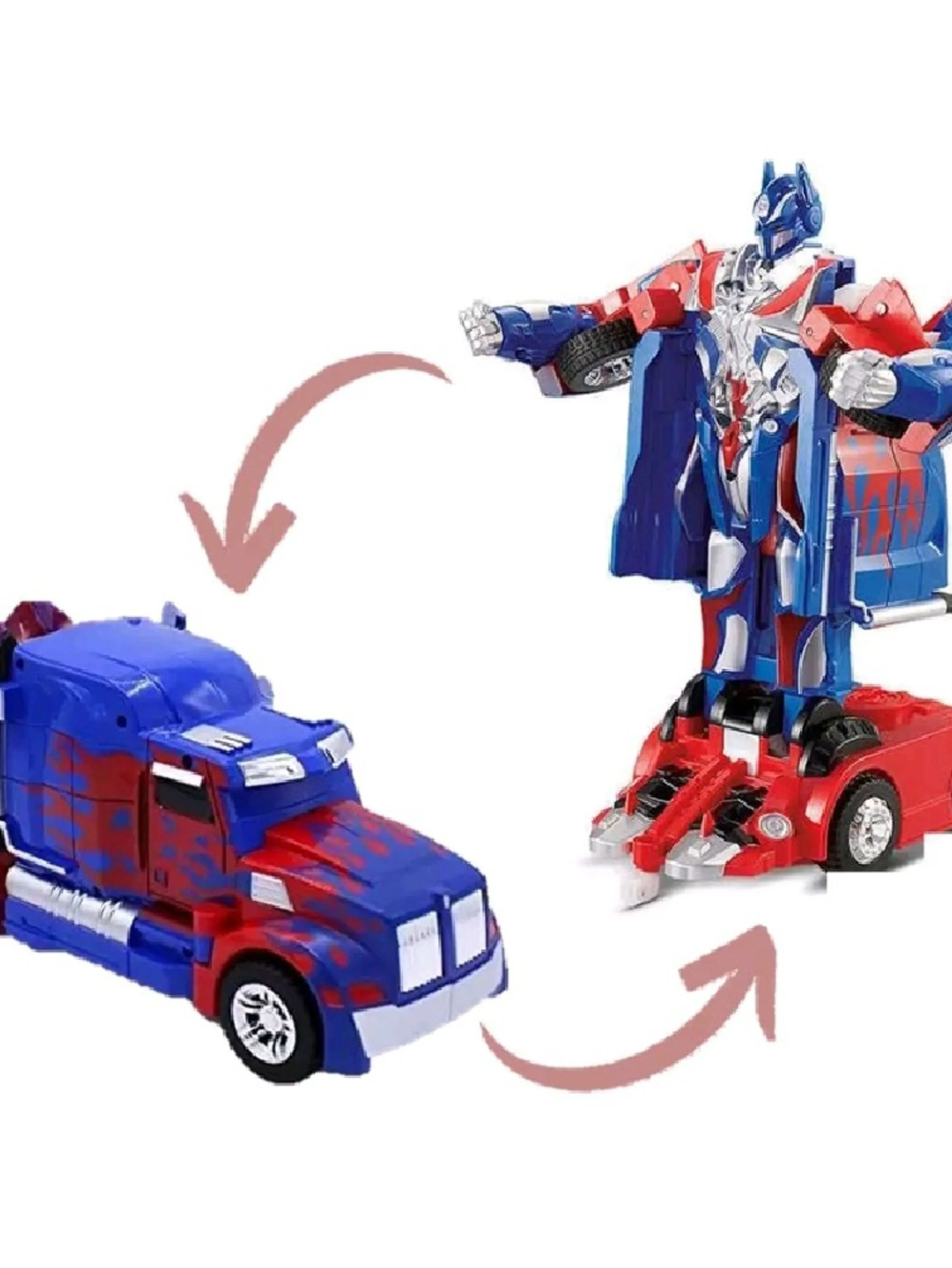 Brinquedo: Transformers azul com música