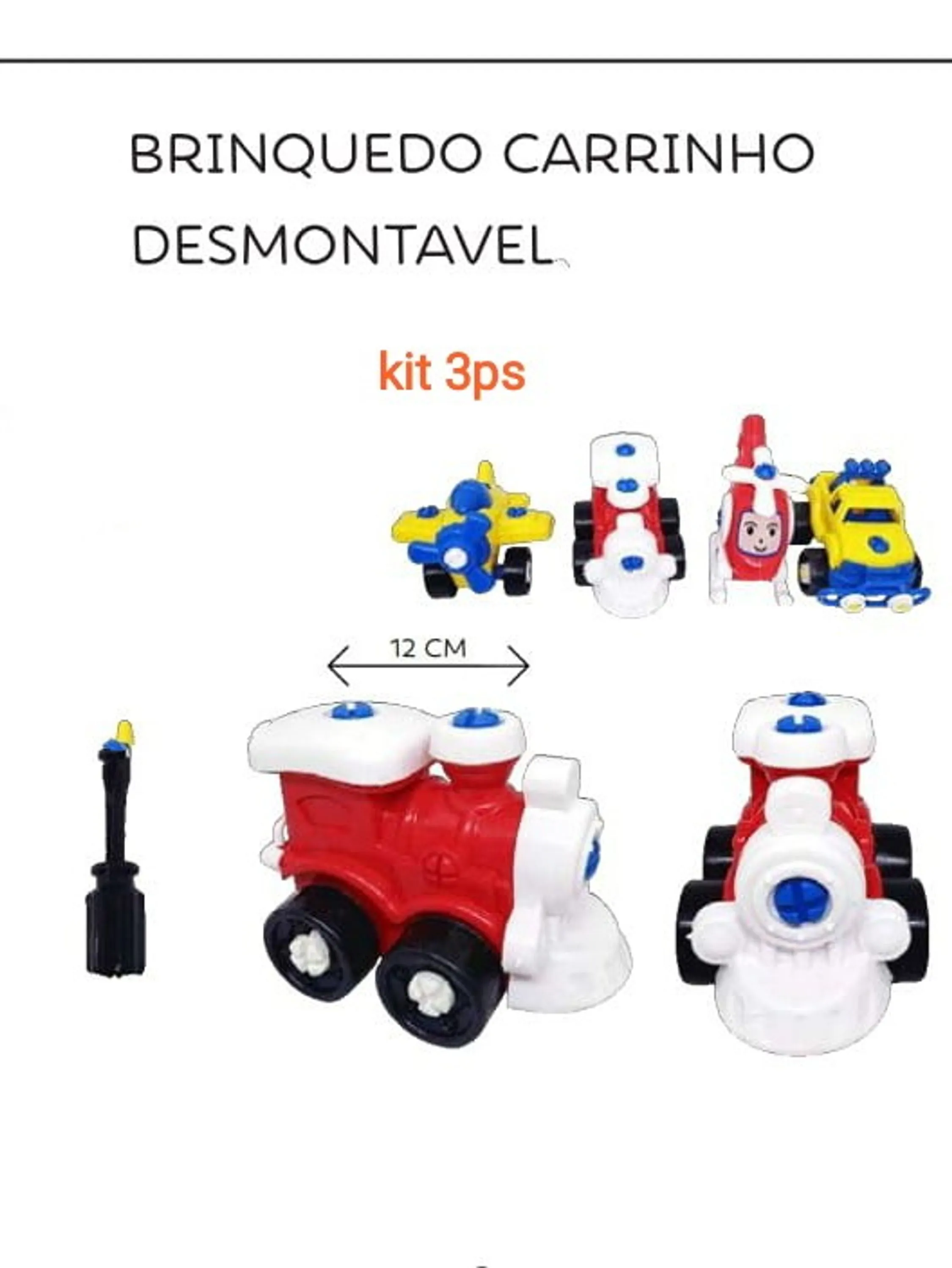 Brinquedos: kit3ps,Carros mistos, estilos aleatórios