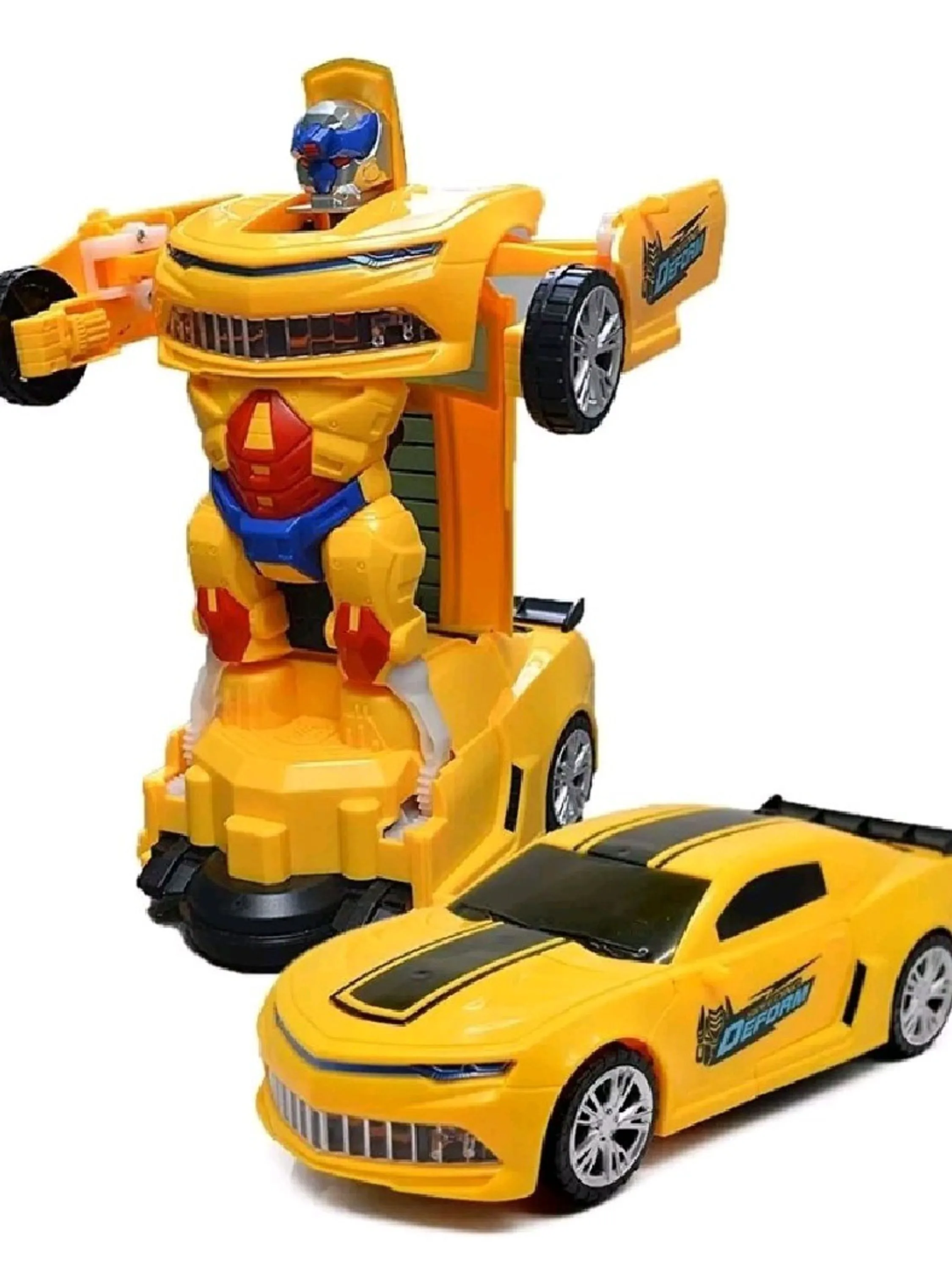 Brinquedos: Transformers amarelos com música,