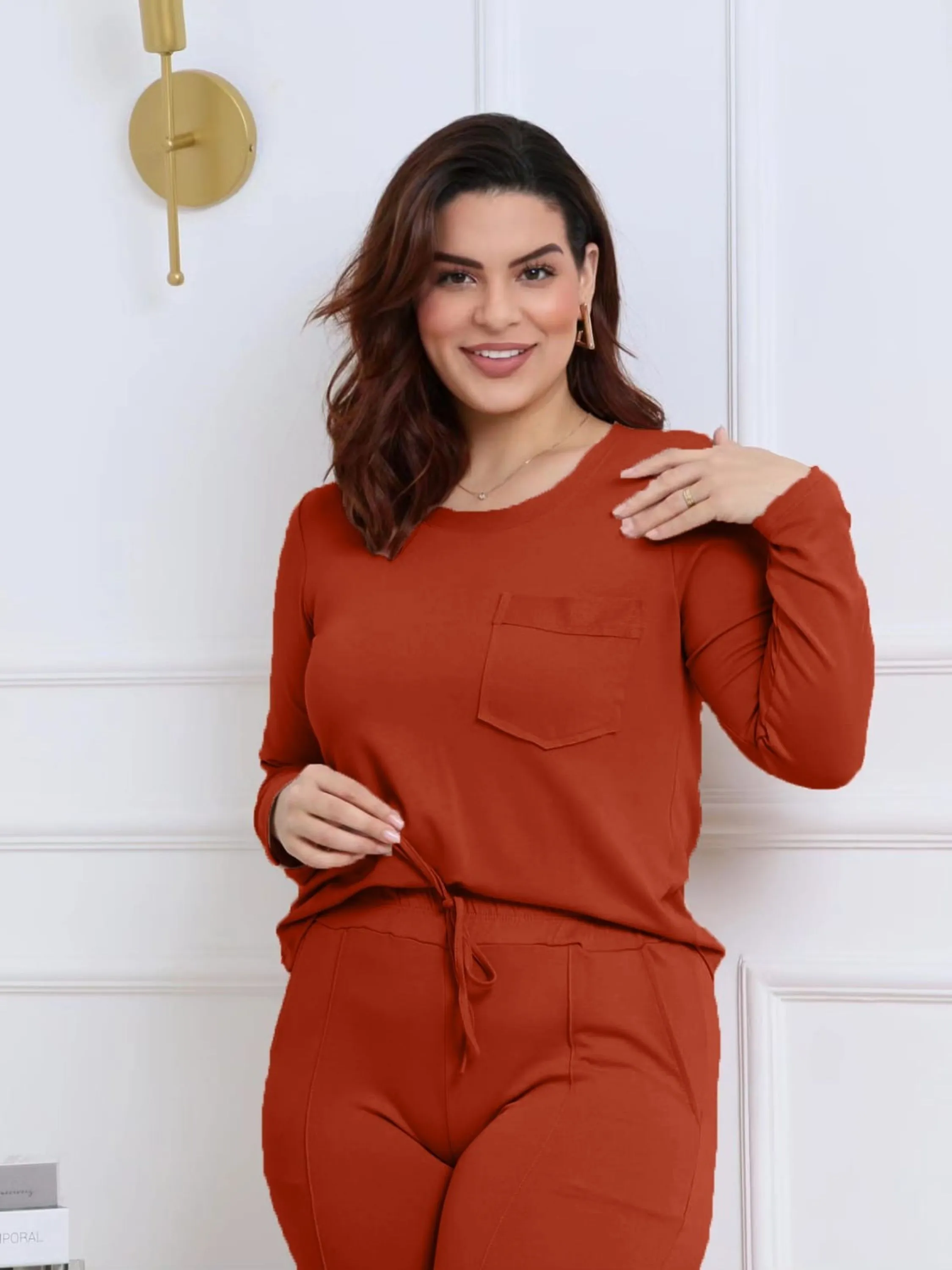 Conjunto Moletinho Plus Manga Longa