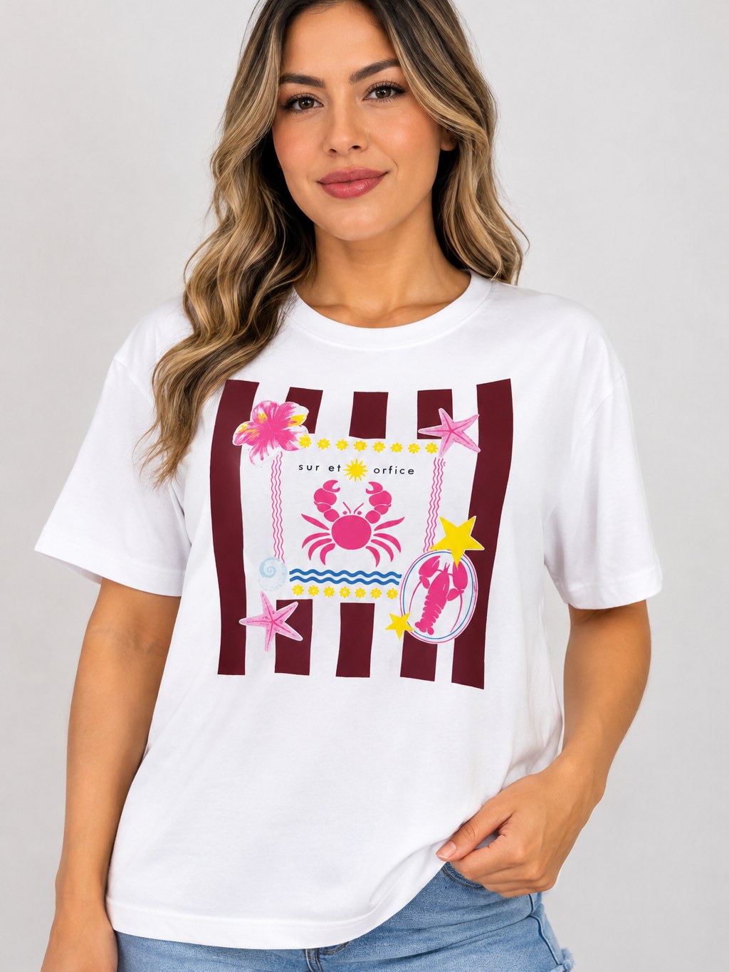 T Shirt algodão Caranguejo 🦀
