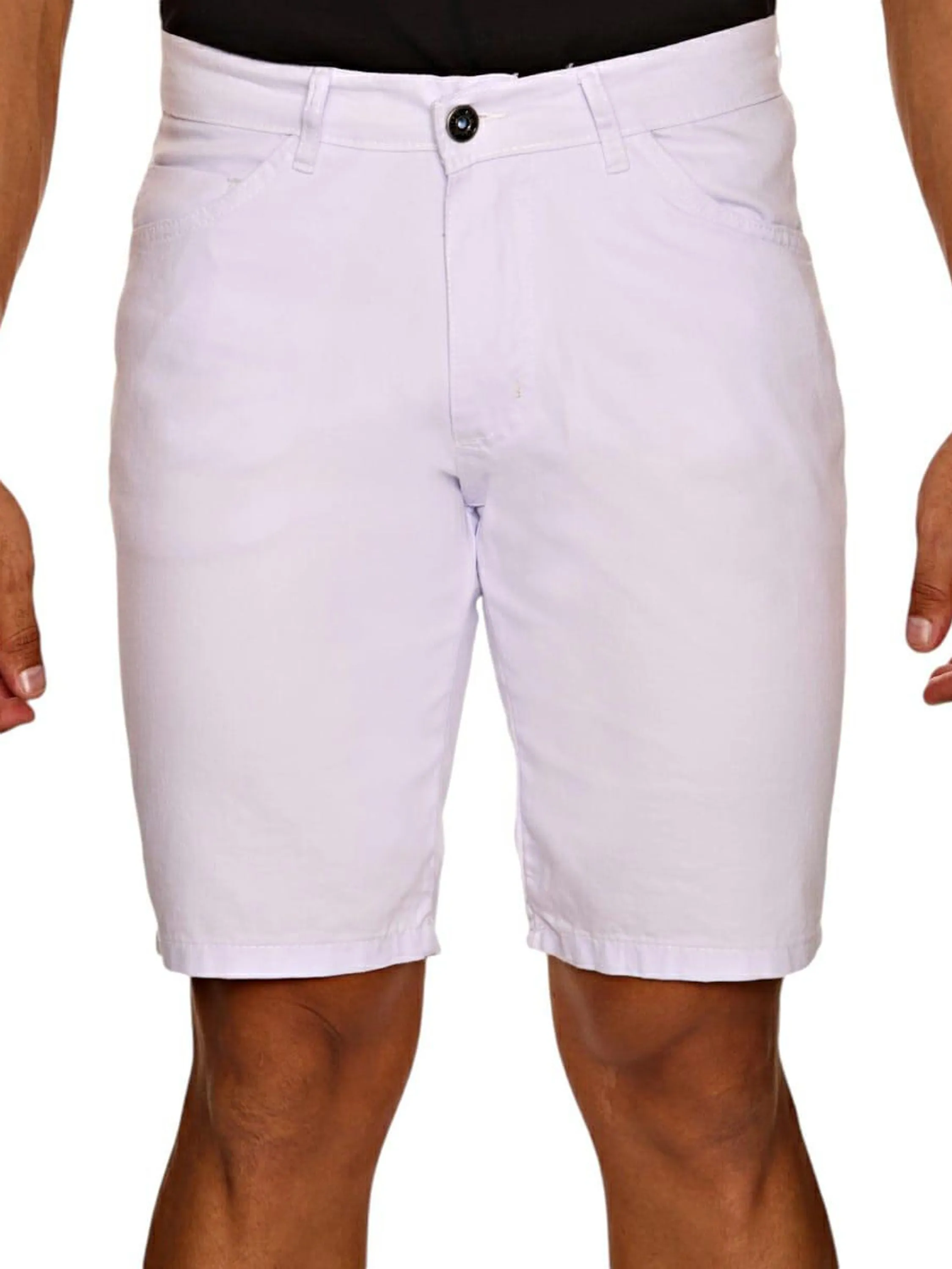 Bermuda Sarja Branca Masculina