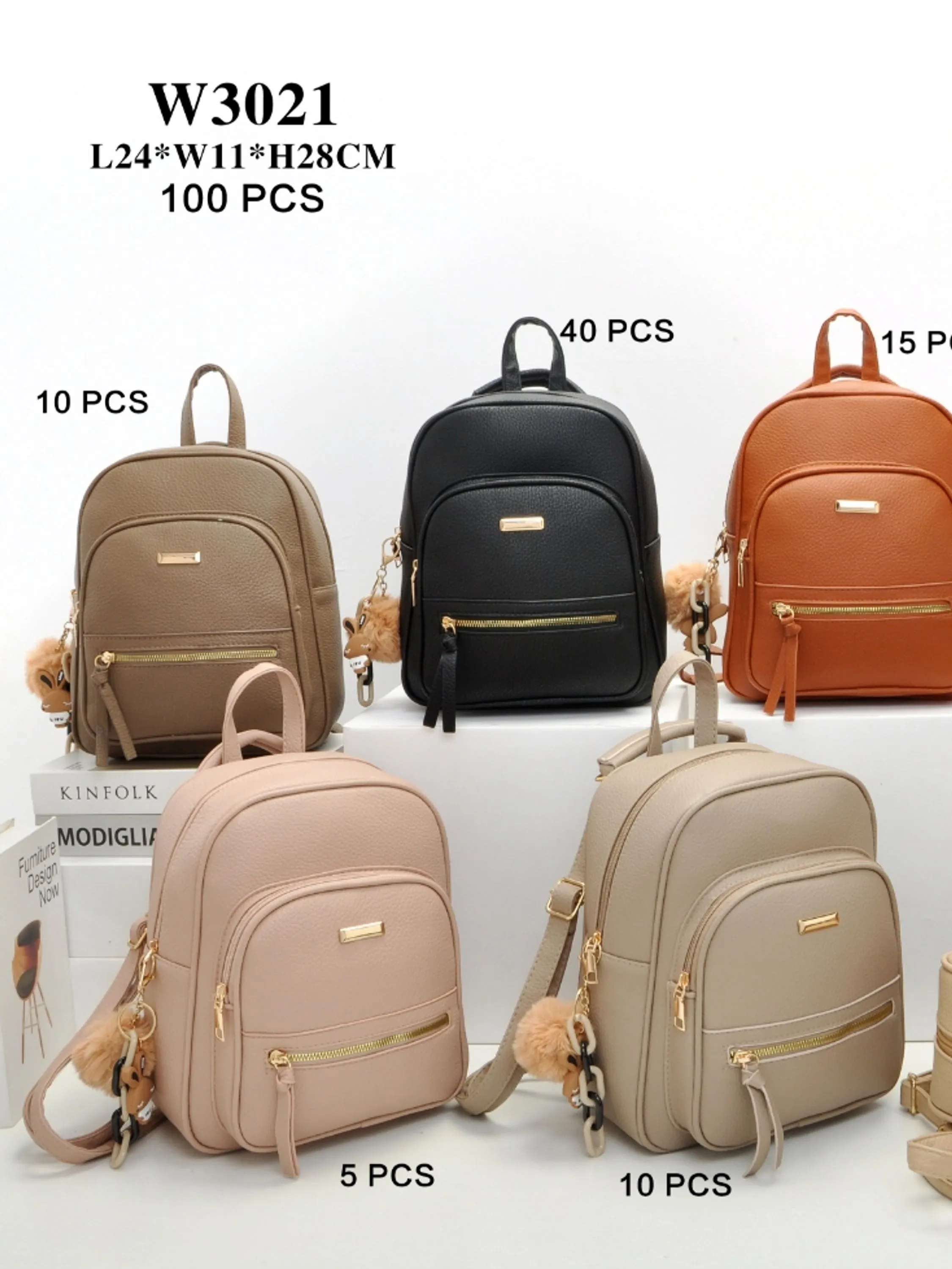 Bolsa Mochila com chaveiro W3021