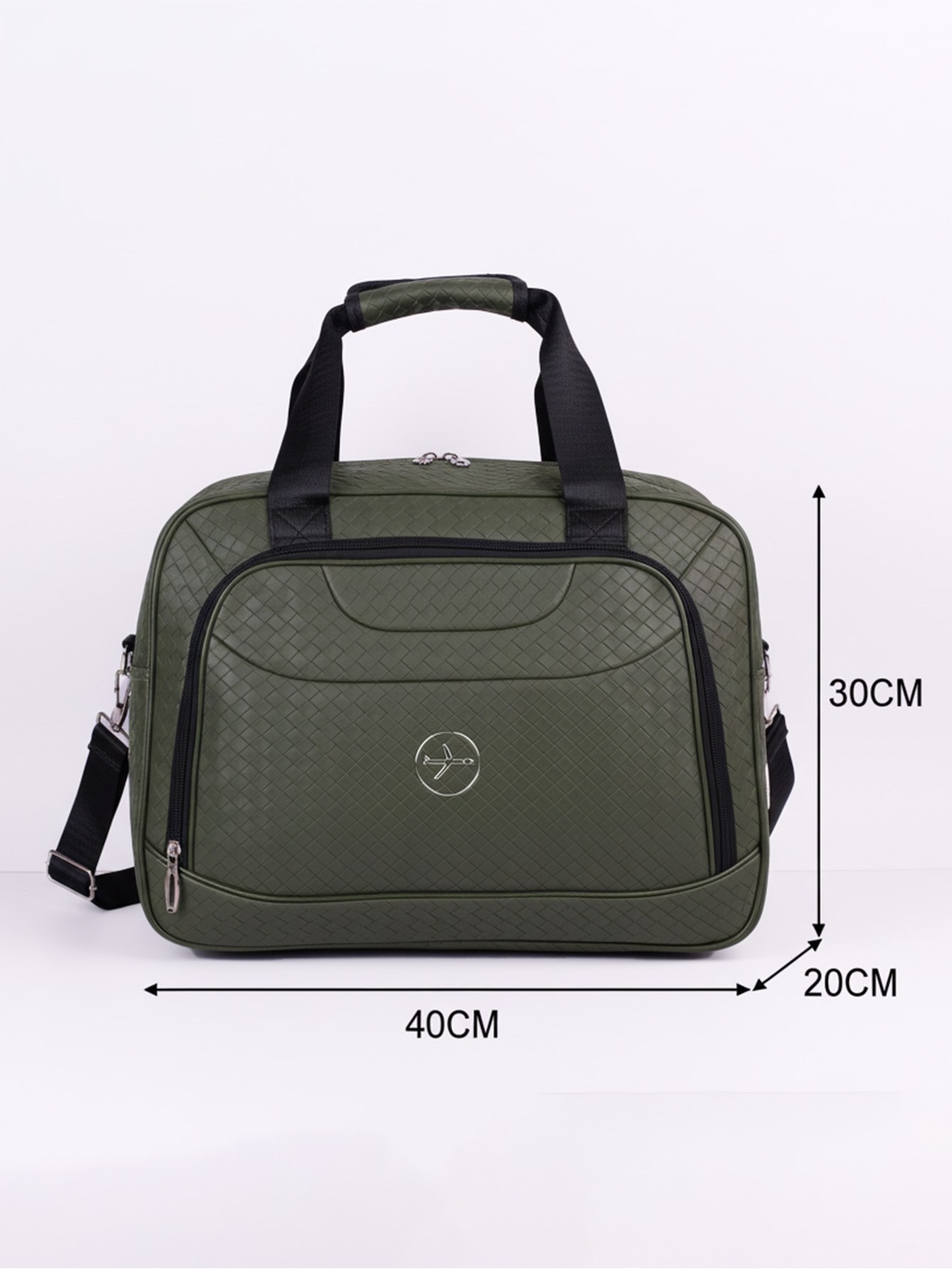Bolsa Viagem MEDIO Mala de Couro Sintetico 895-2