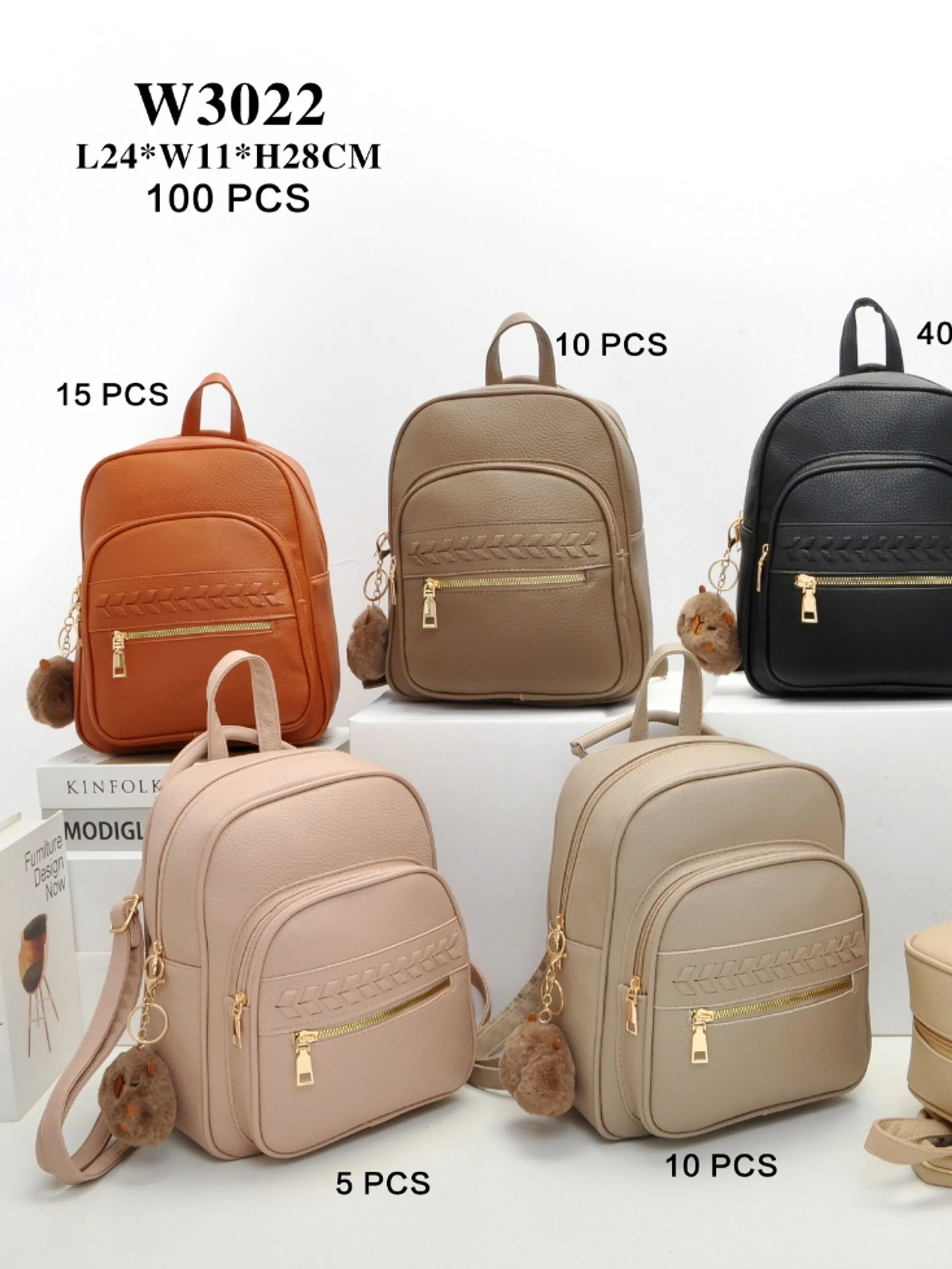 Bolsa Mochila com chaveiro W3022