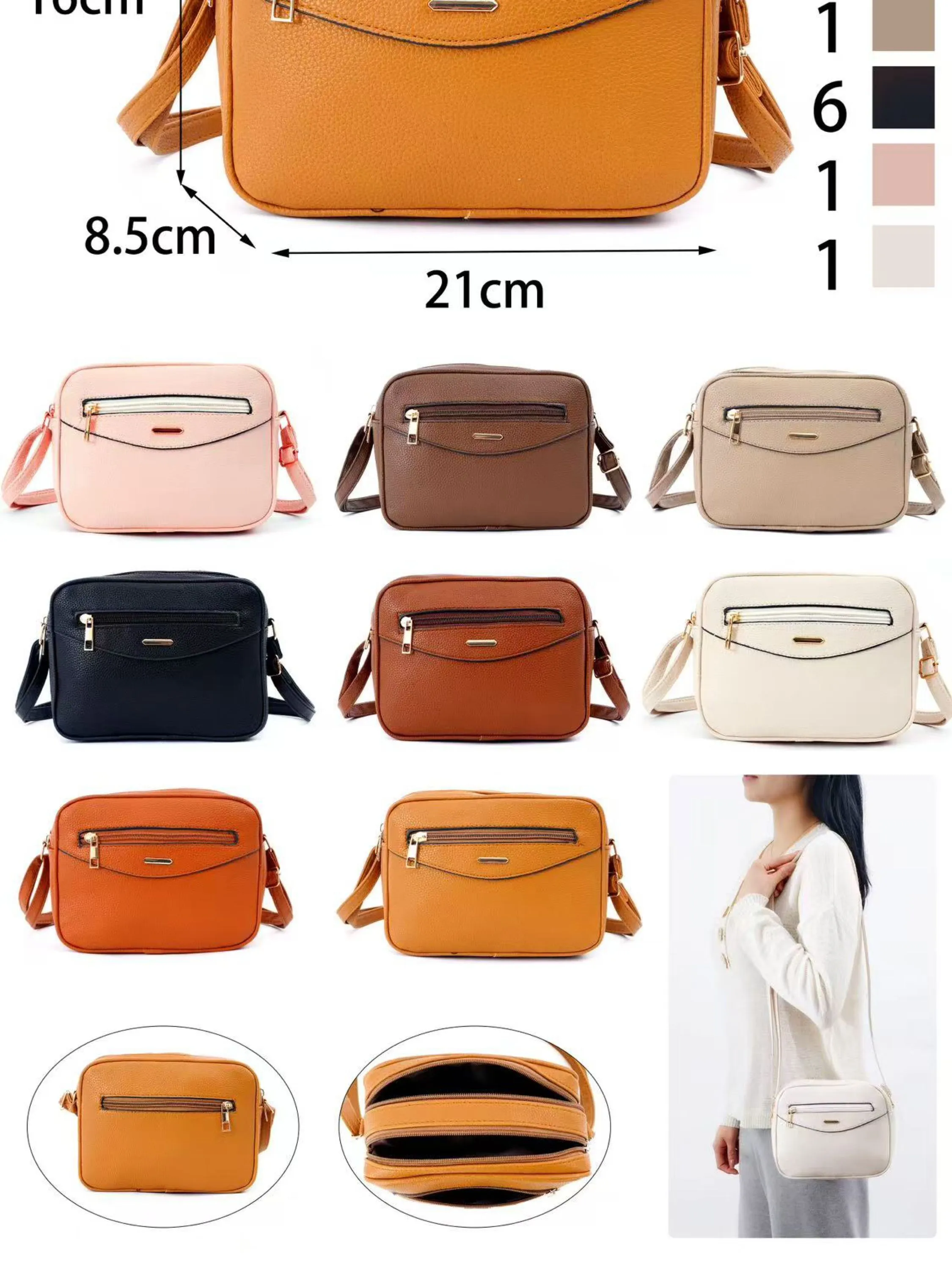 bolsa transversal da moda A9193