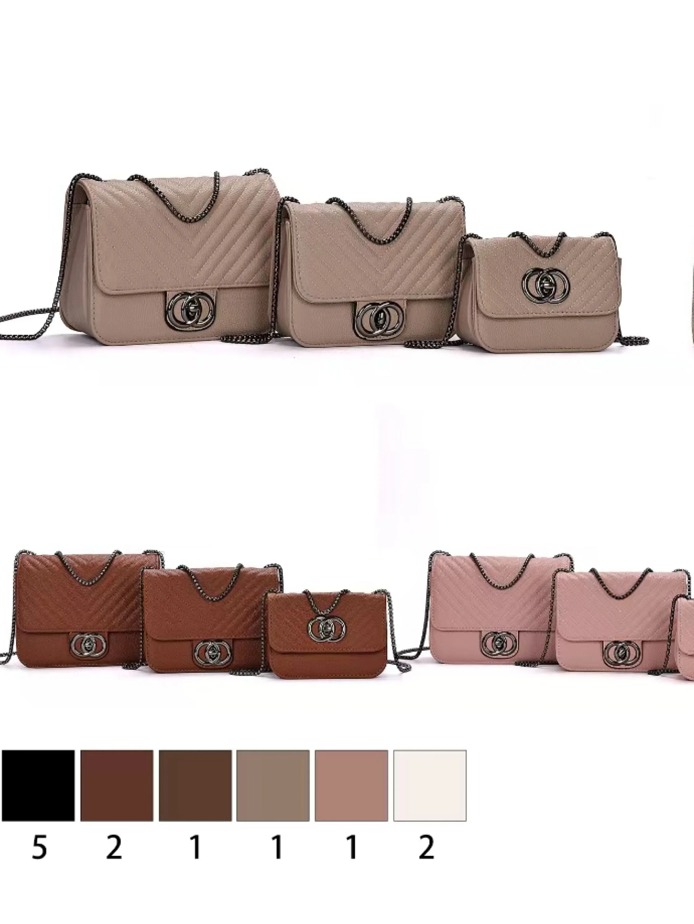 Bolsa kit com 3pc Corrente