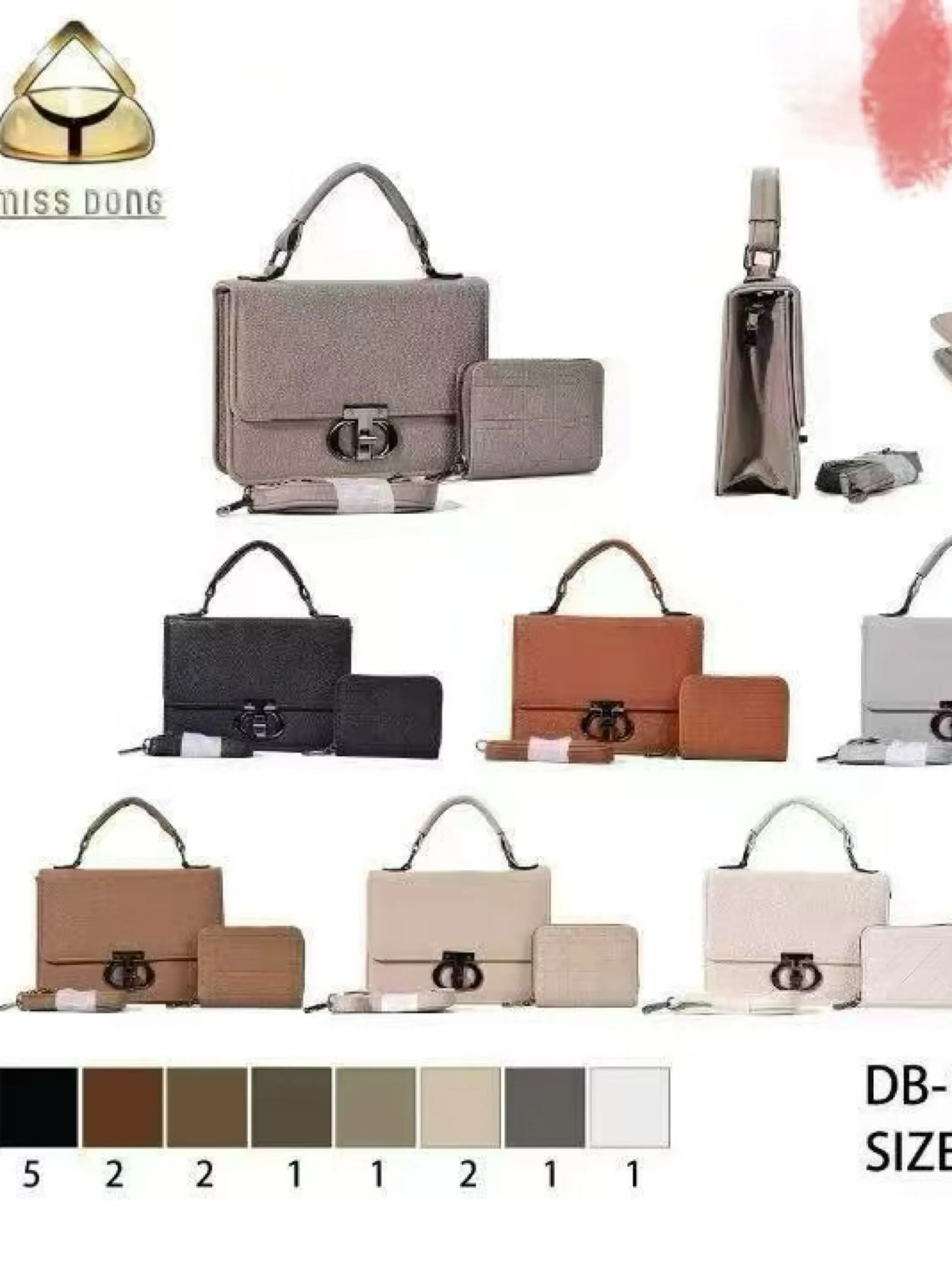 Bolsa com carteira femininas 1529