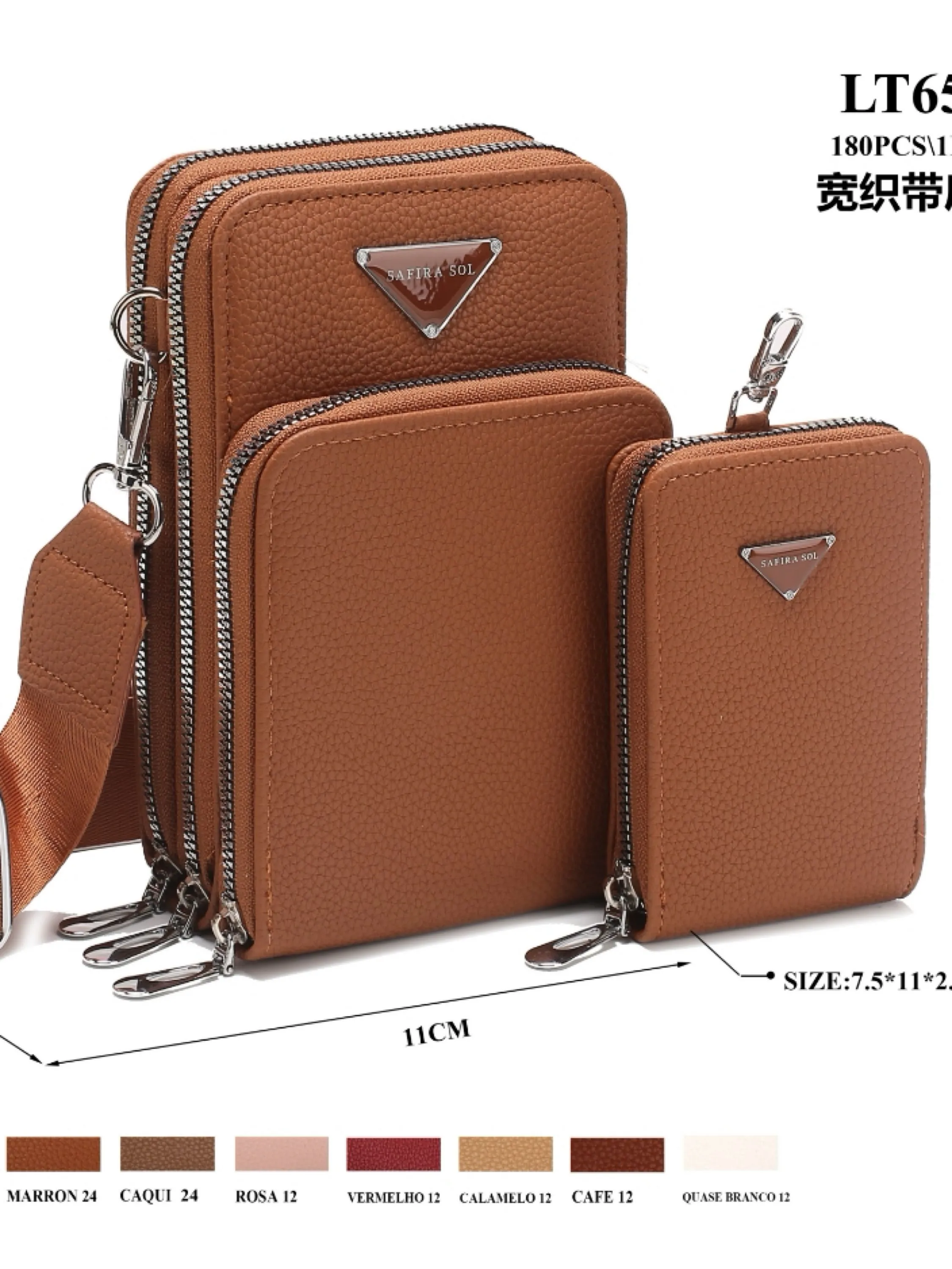 Bolsa para celular com Carteira