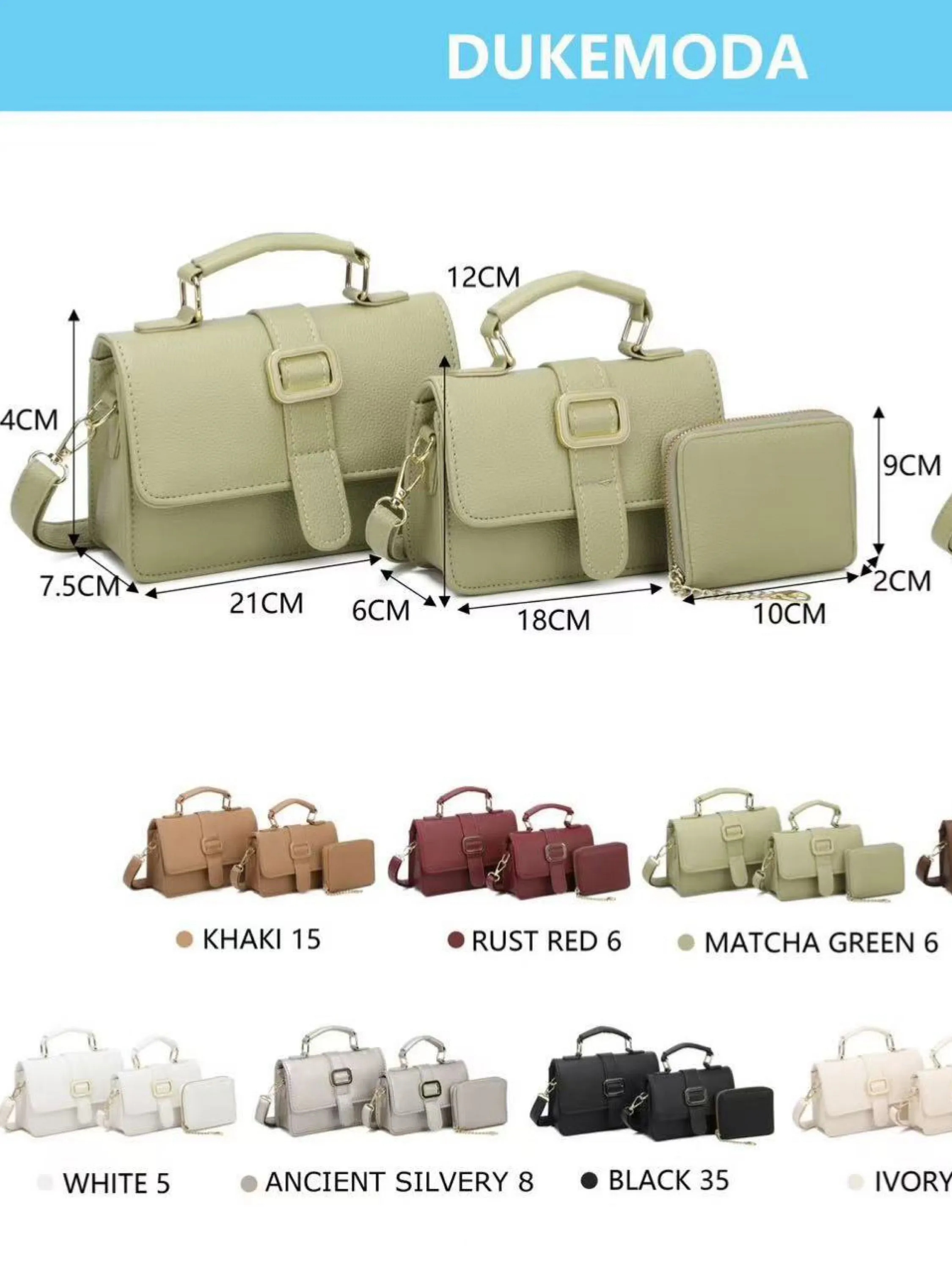 Bolsa kit2 pc com Carteira