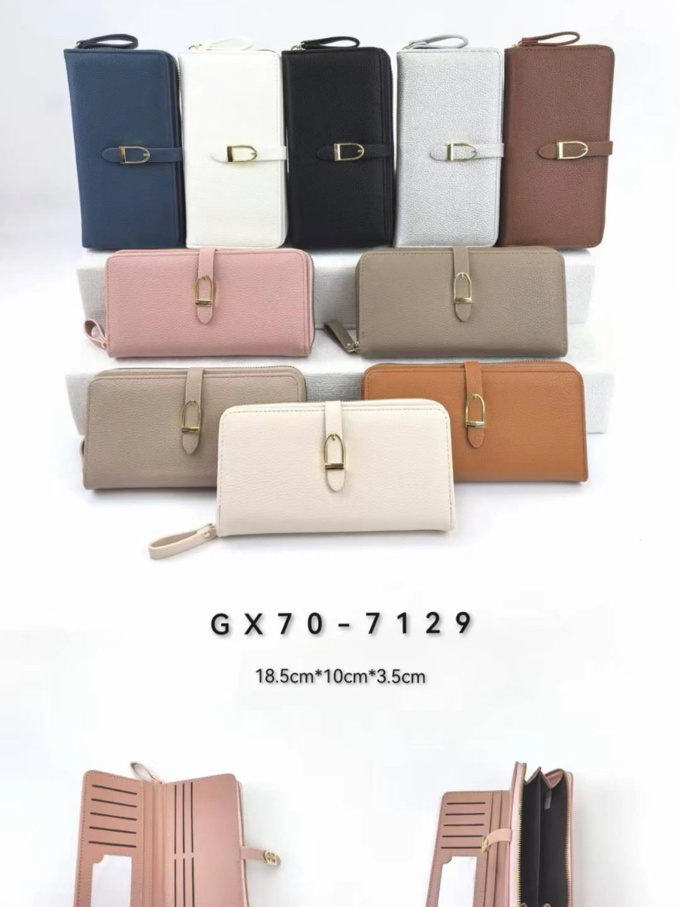 Carteira feminina kit com 15 pc