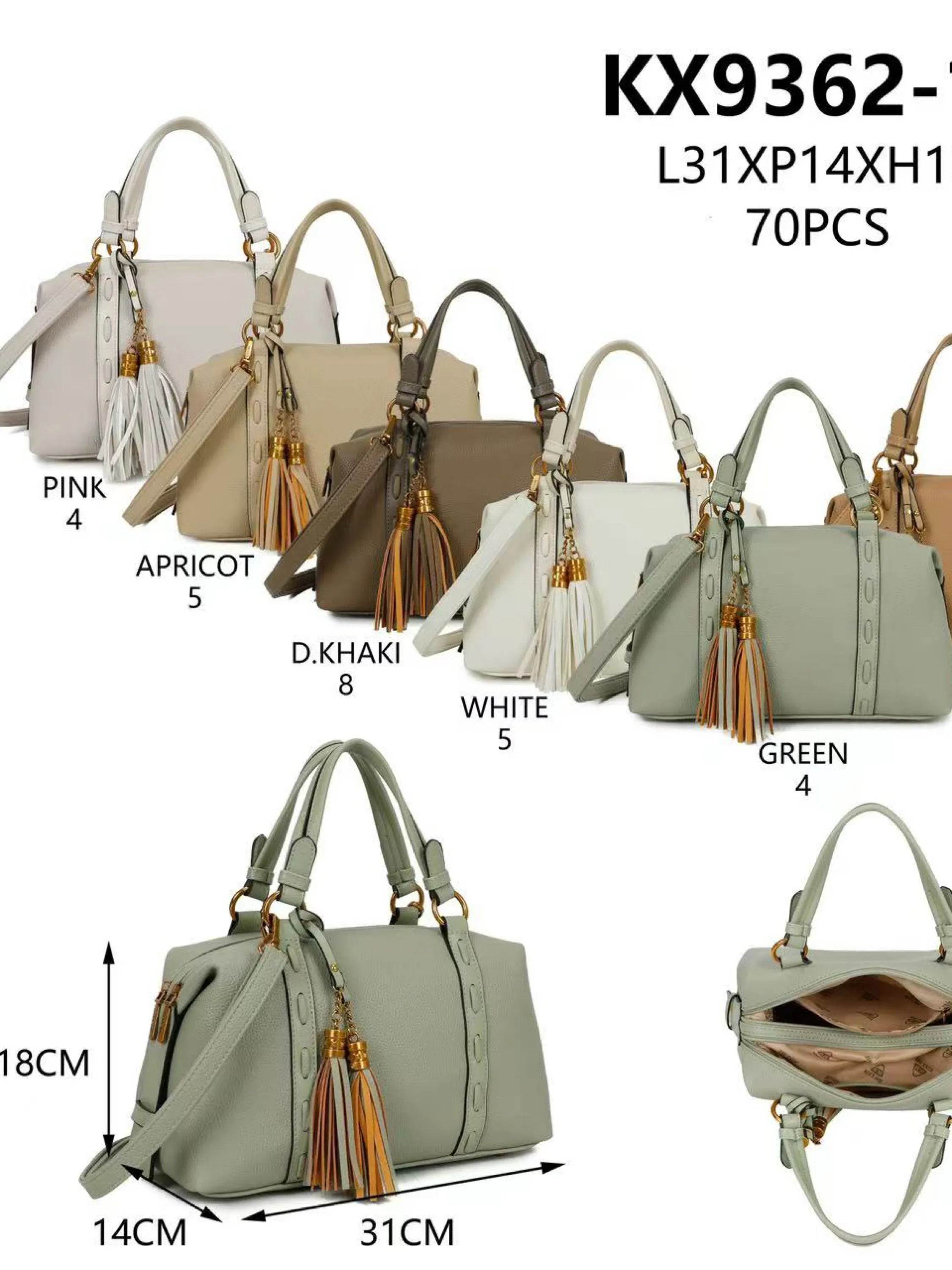 bolsa baú feminina KX9362