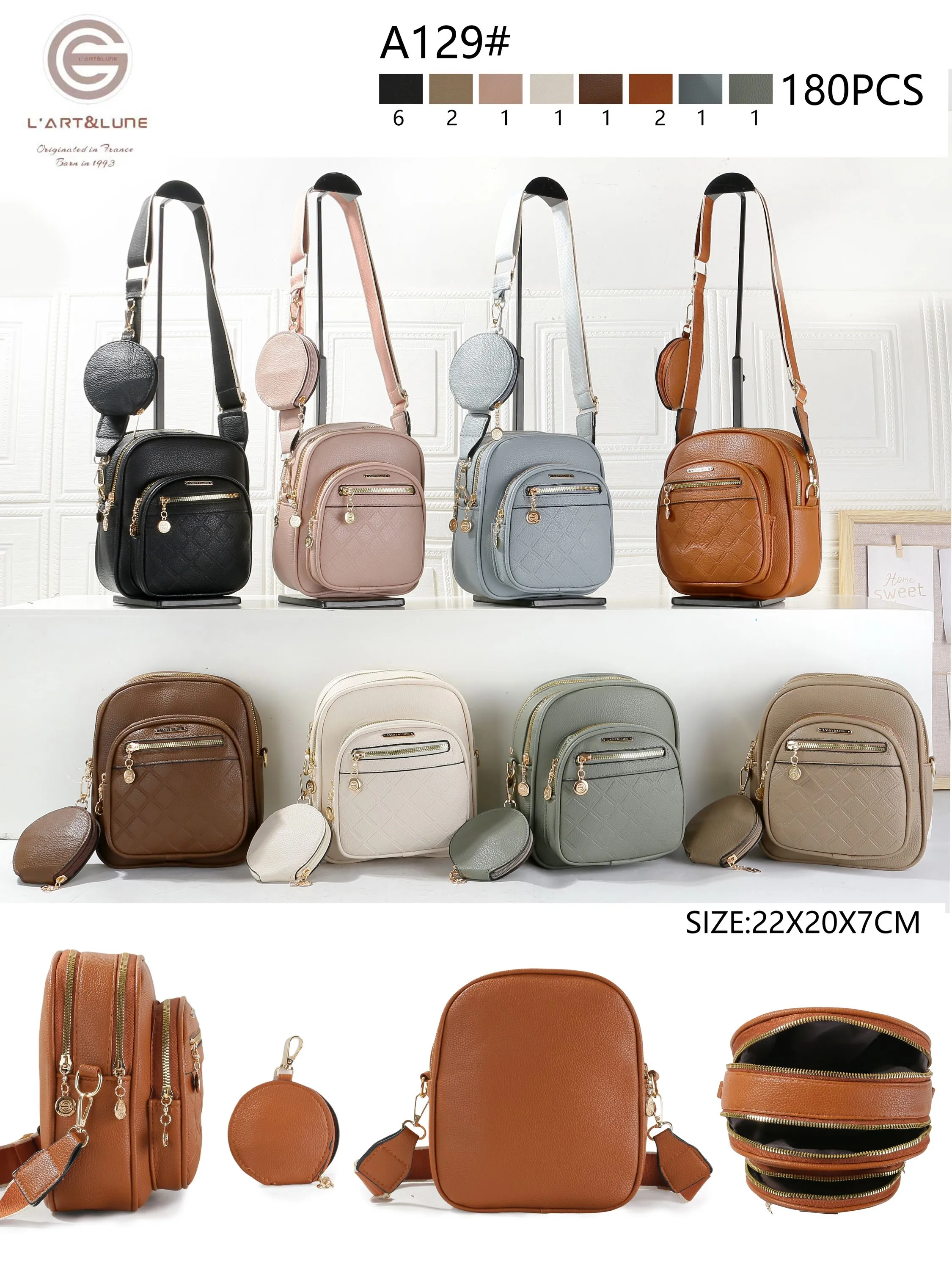 bolsa transversal versatil