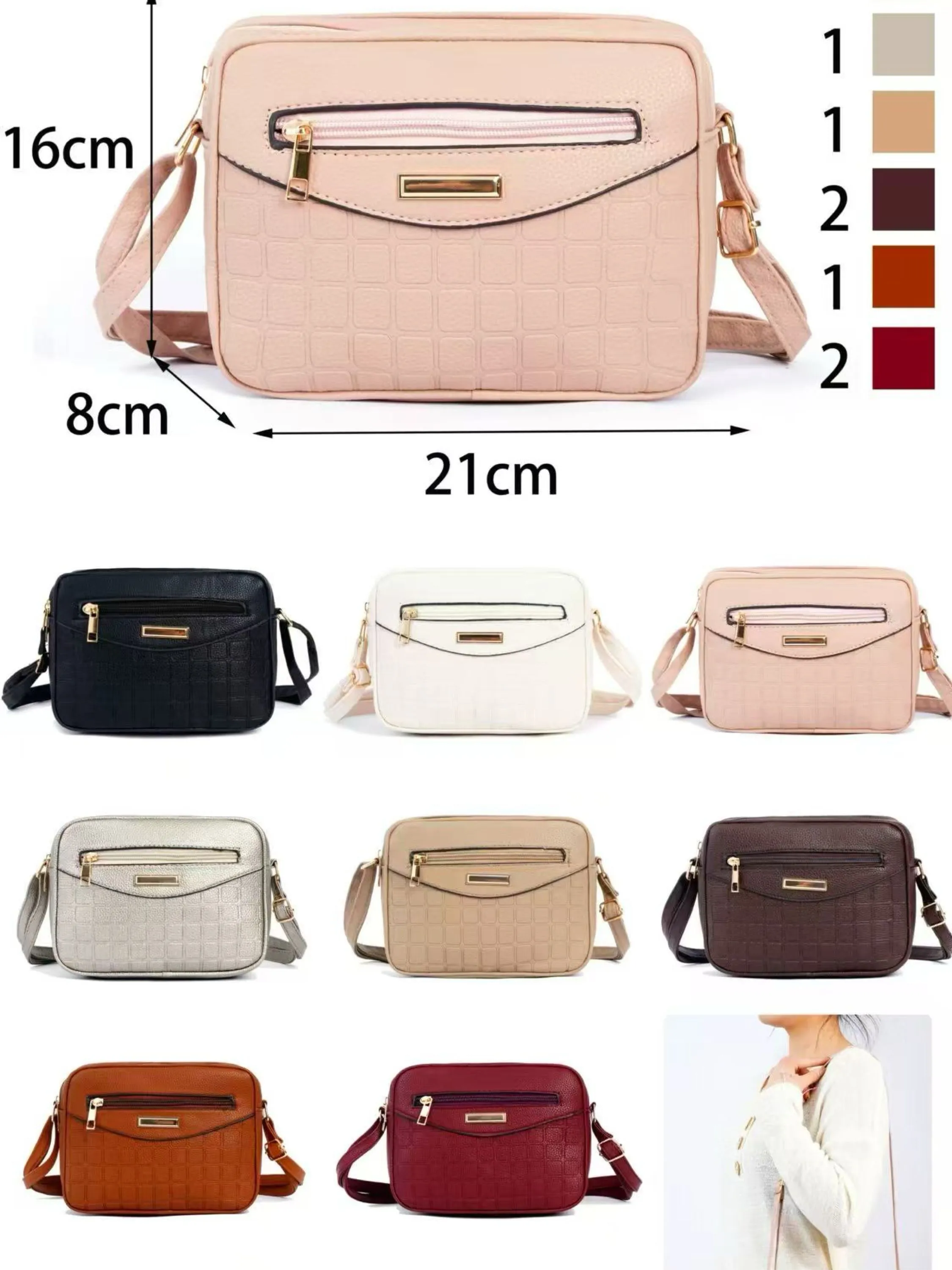 bolsa transversal da moda A-6688