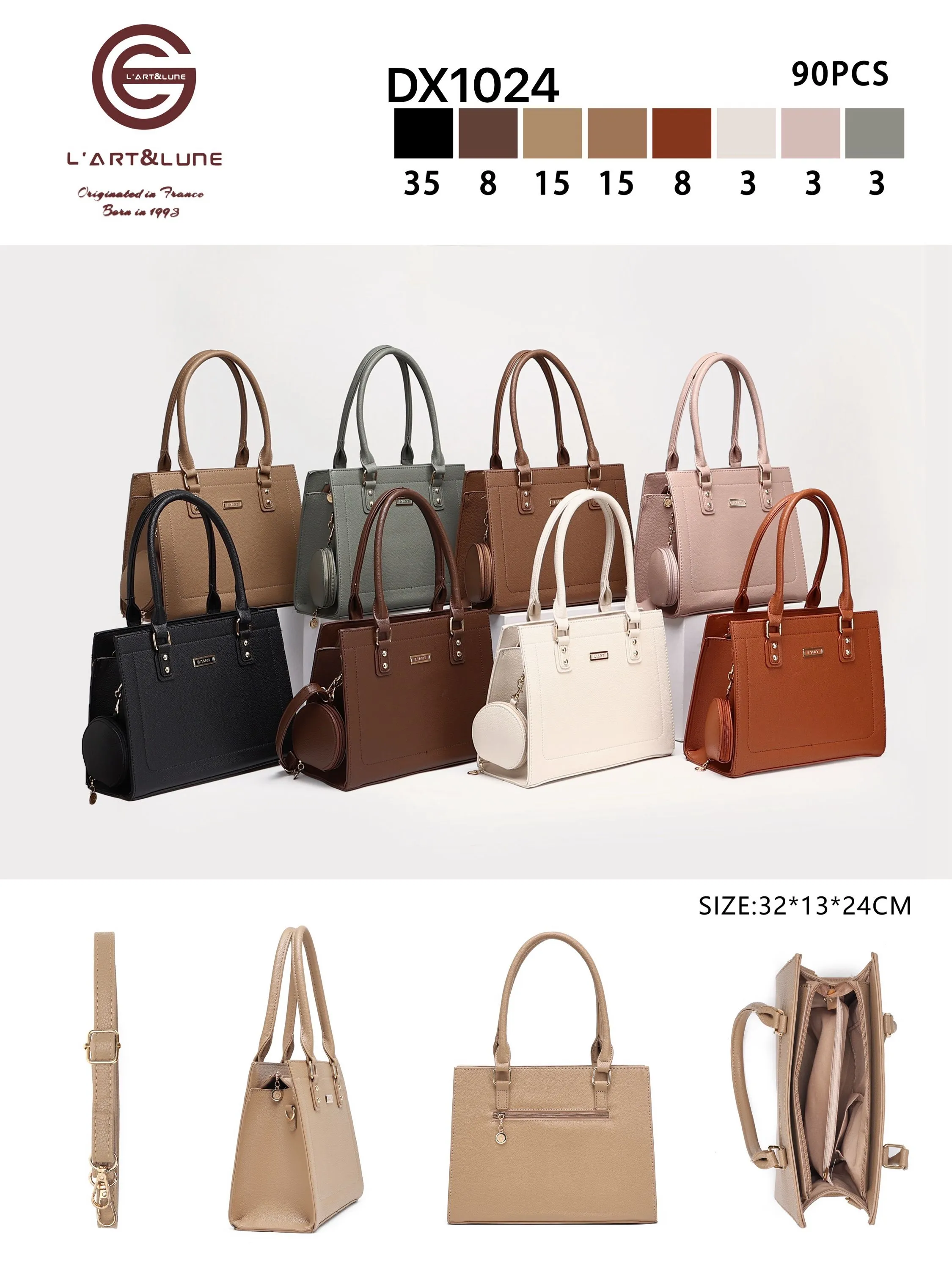 bolsa grande de personalidade da moda DX1024