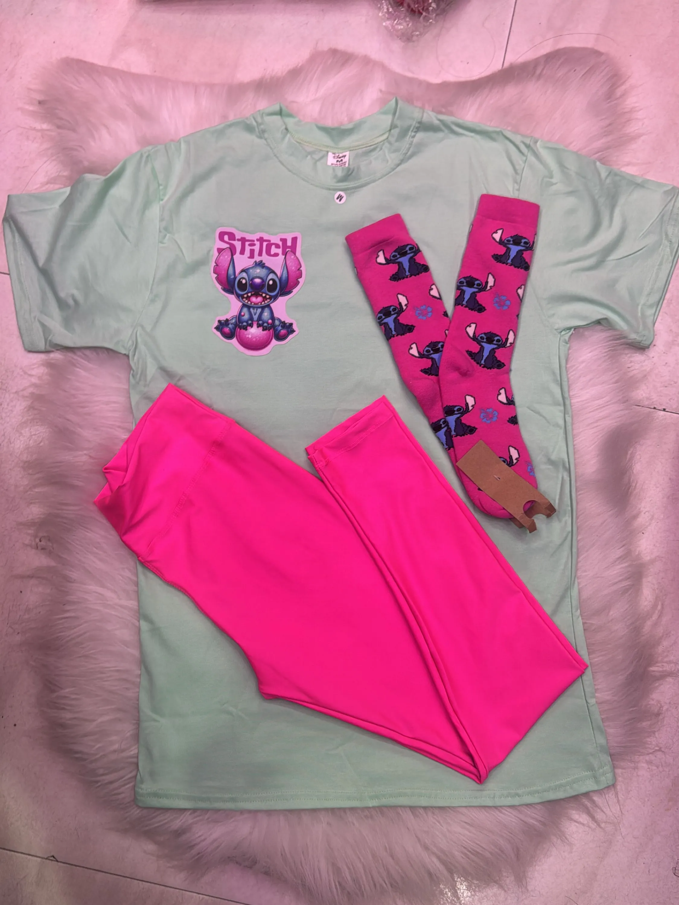 Kit camiseta leg e meia