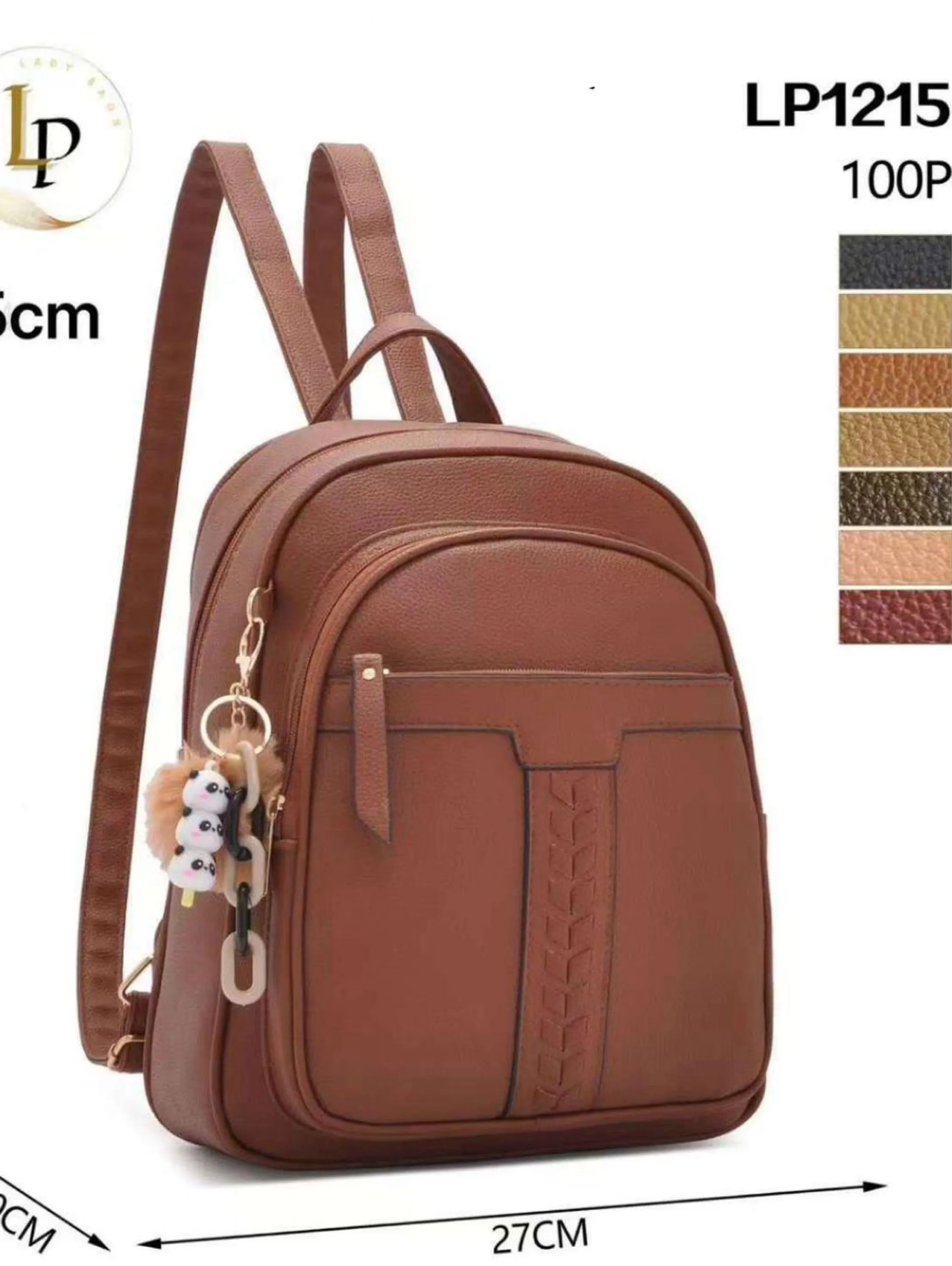Mochila com chaveiro