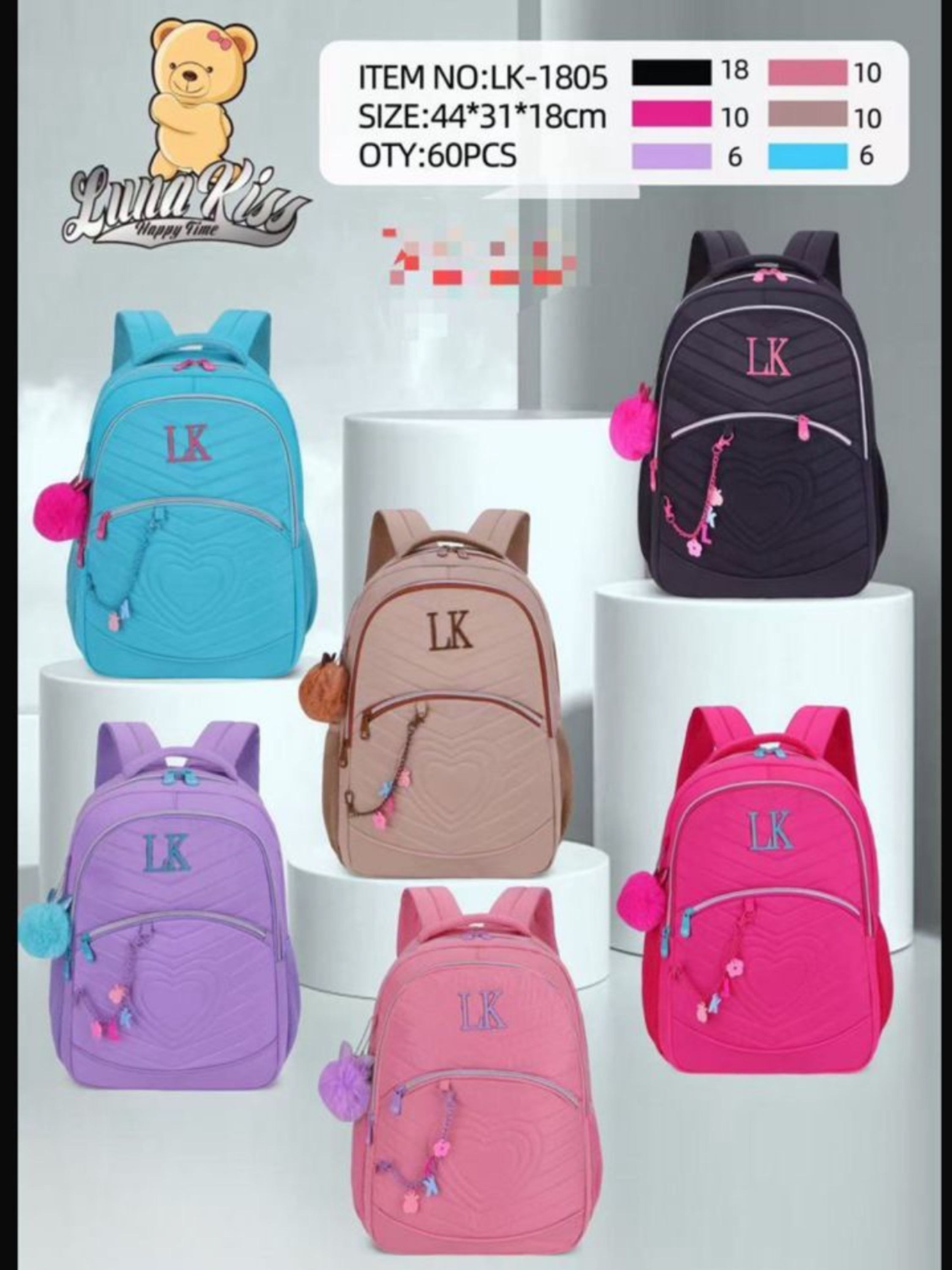 Mochila grande feminina