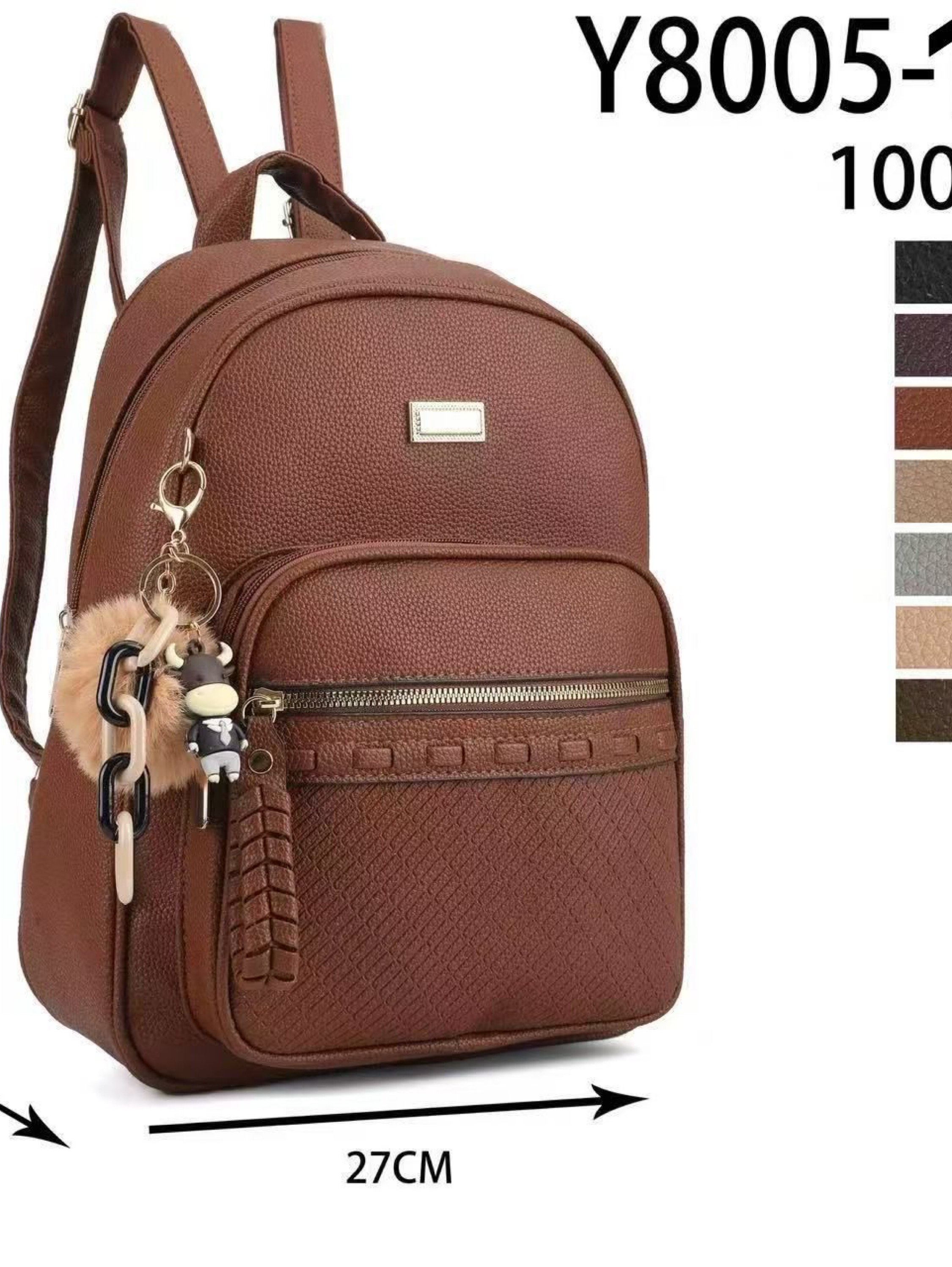 Mochila com chaveiro