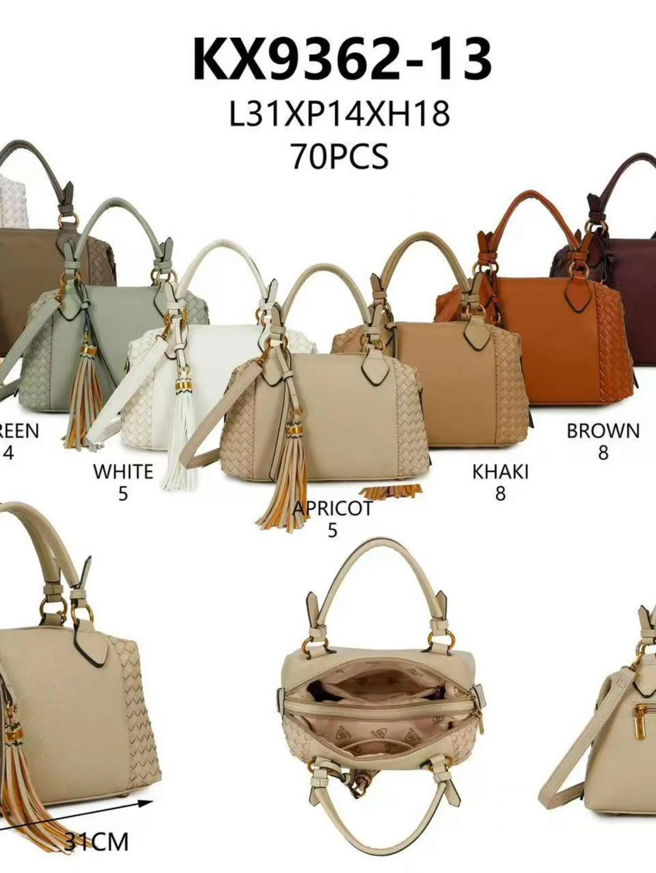 Bolsa média com chaveiro