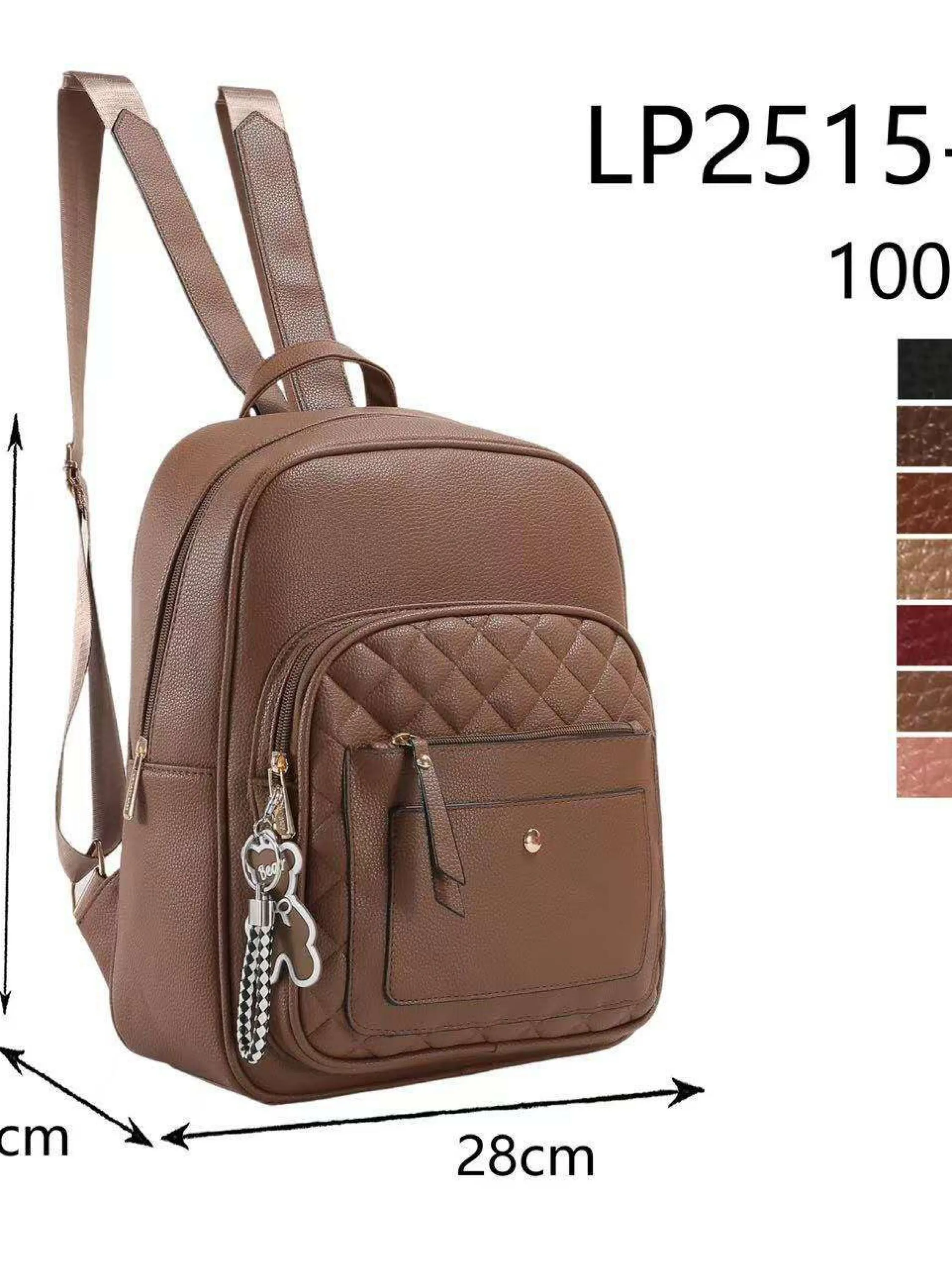 Mochila com chaveiro