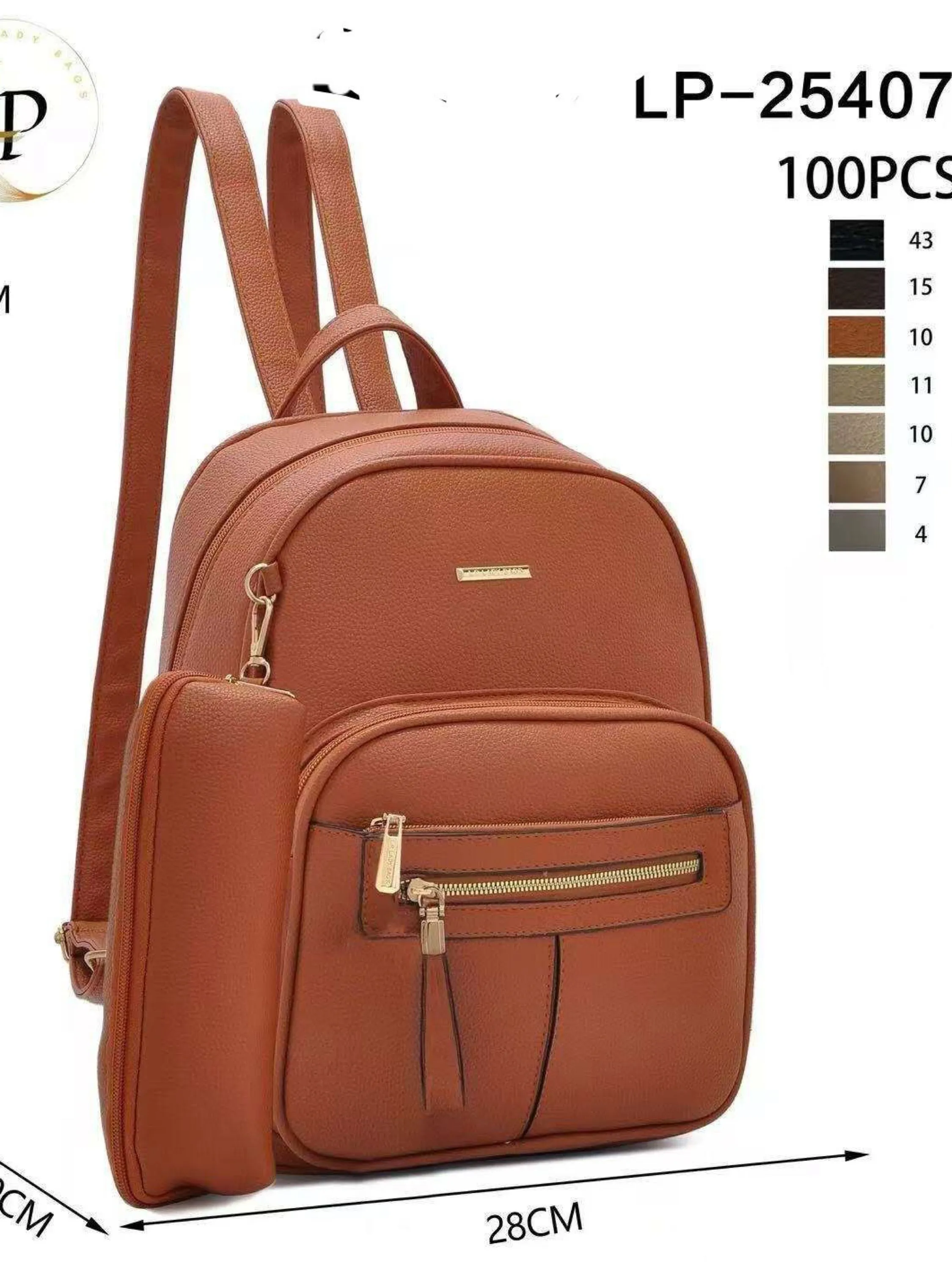 Mochila com chaveiro