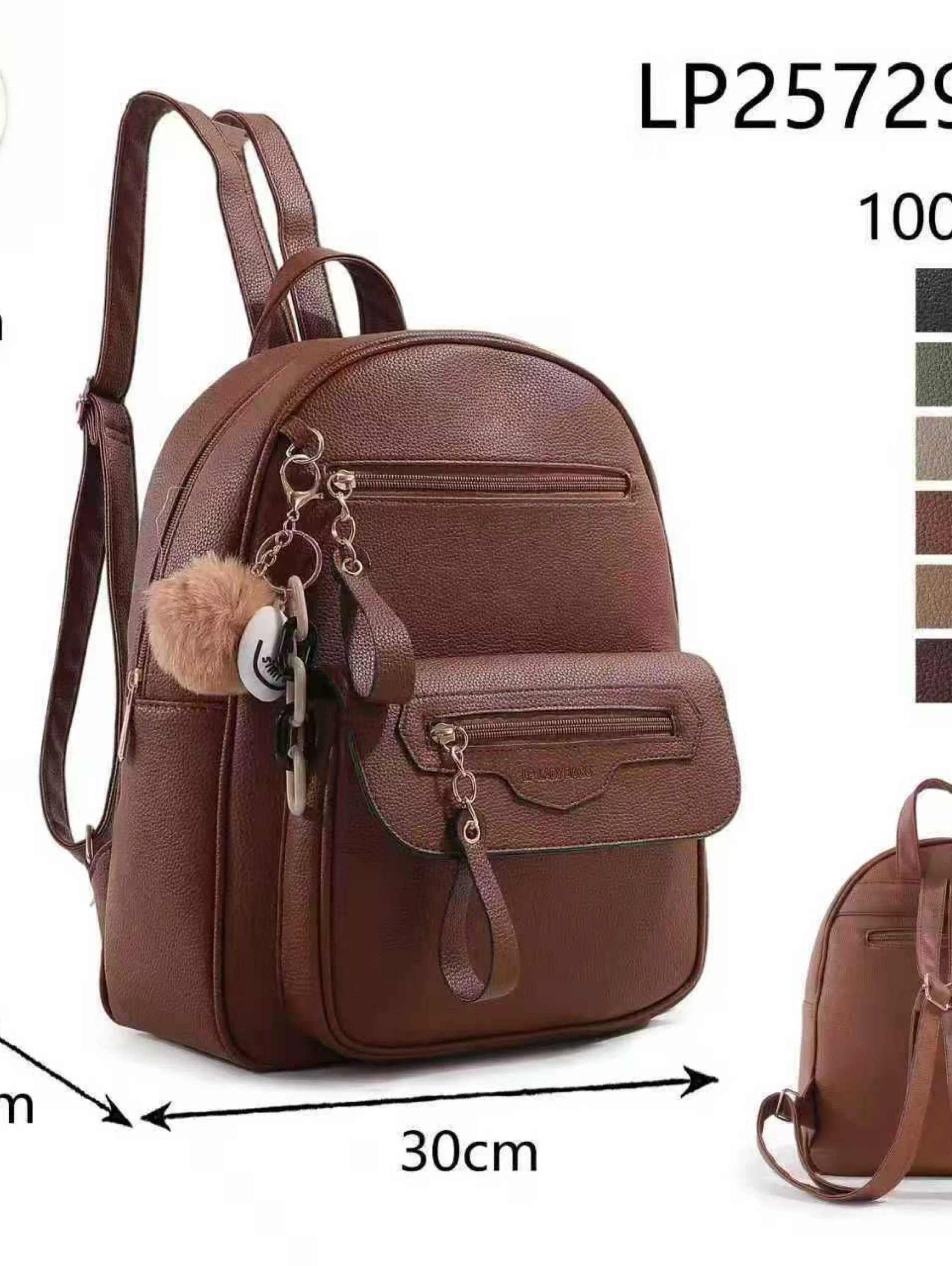 Mochila com chaveiro