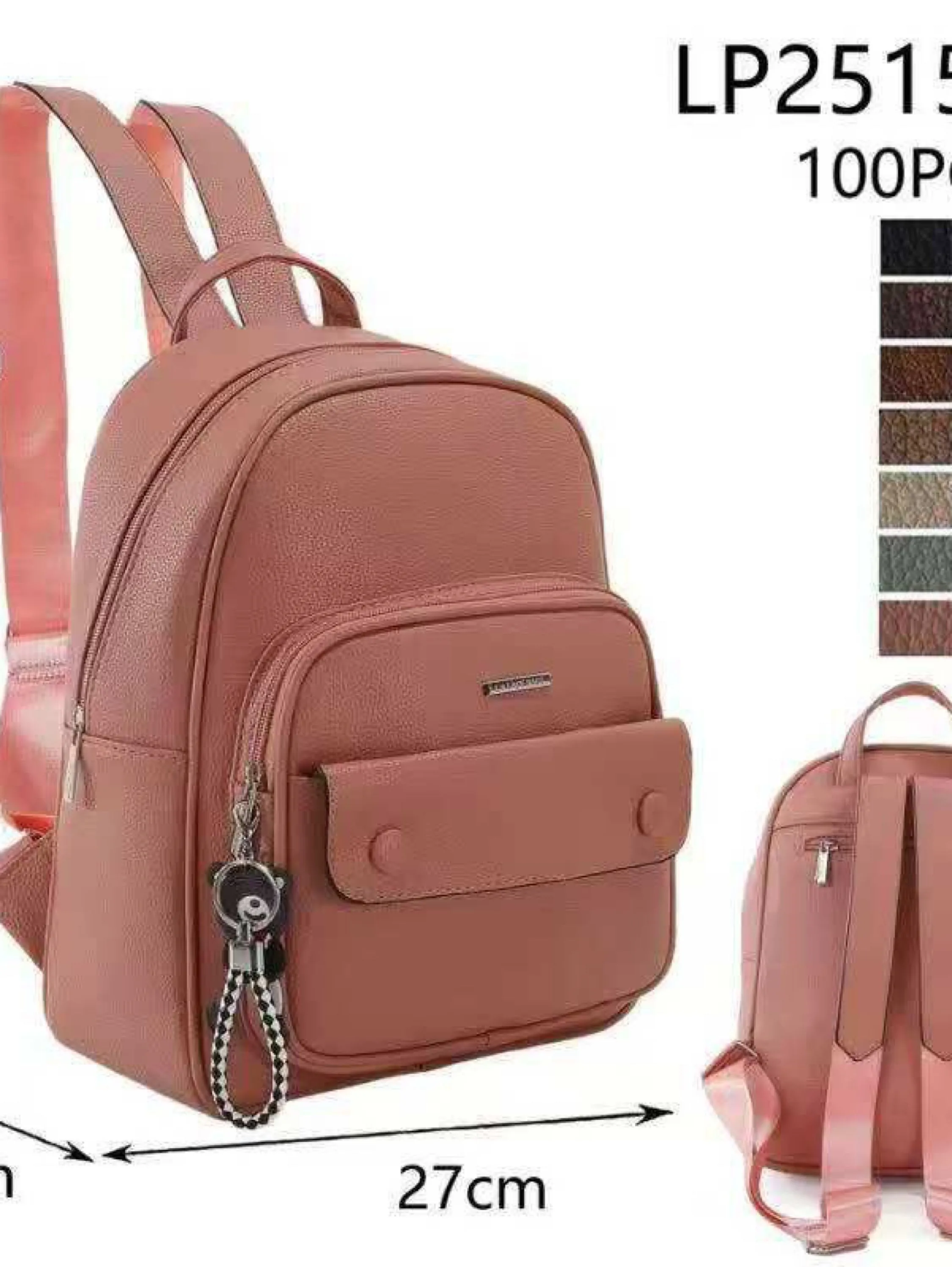 Mochila com chaveiro