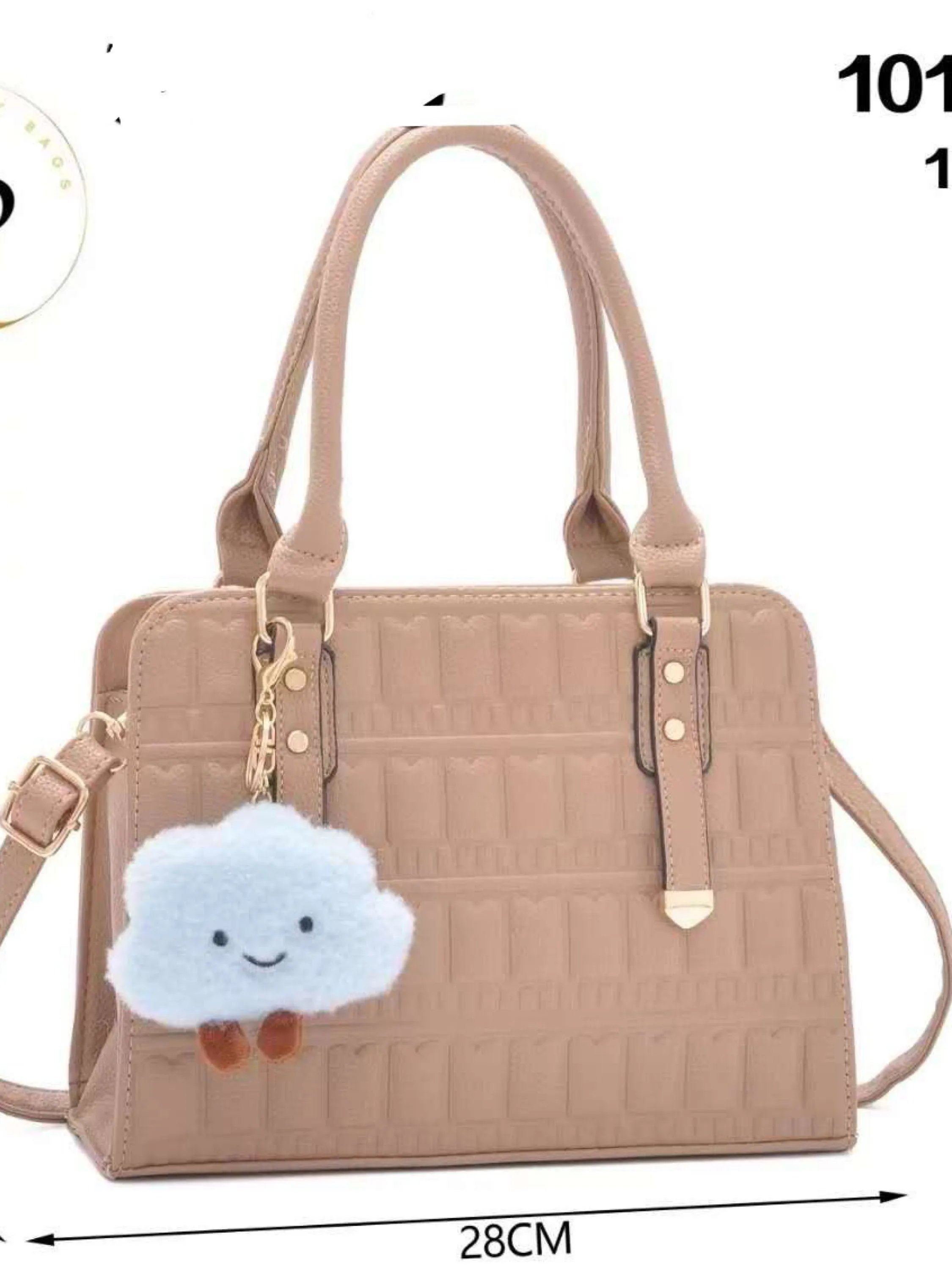 Bolsa média chaveiro nuvem