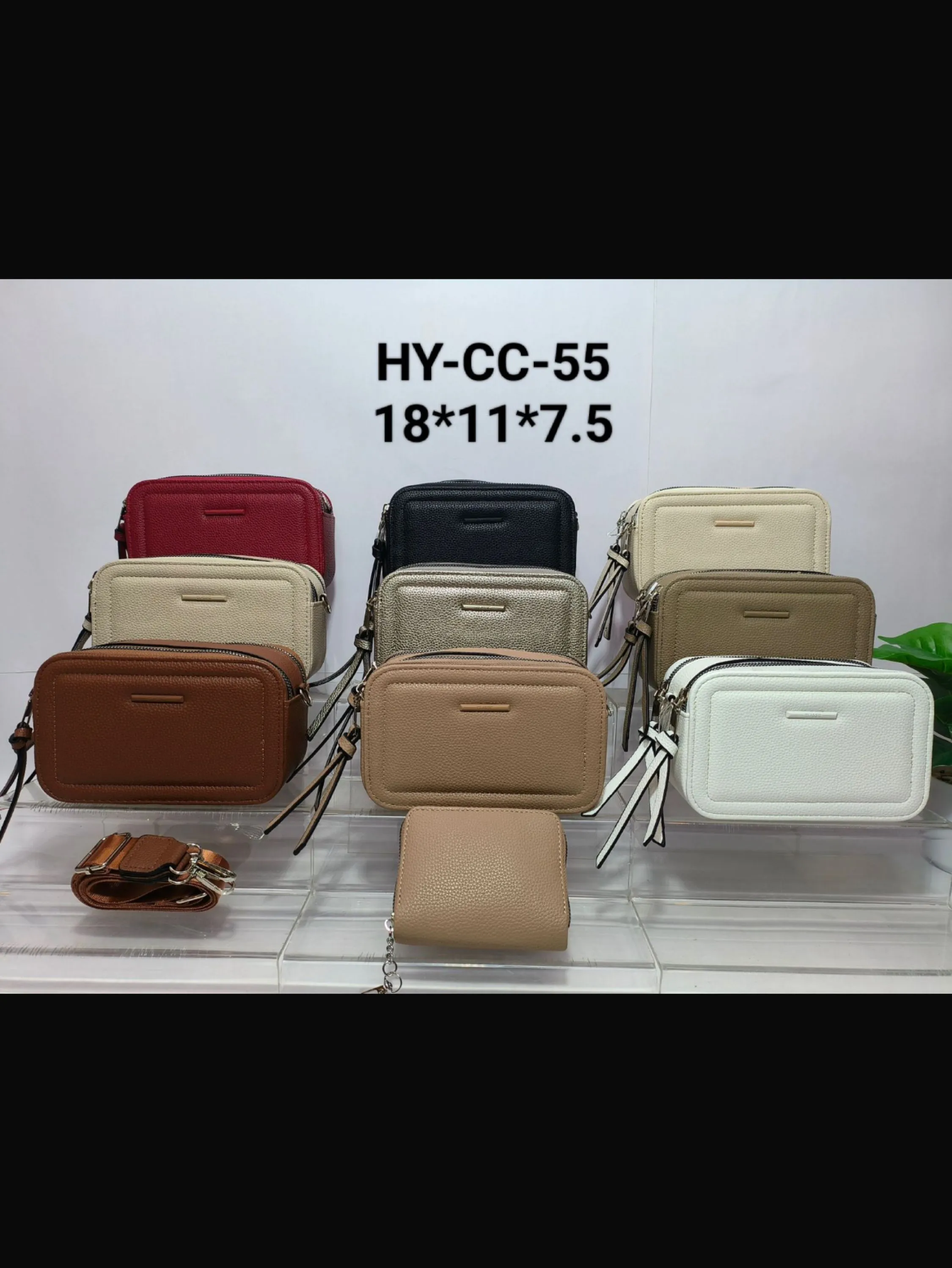 Bolsa transversal com carteira