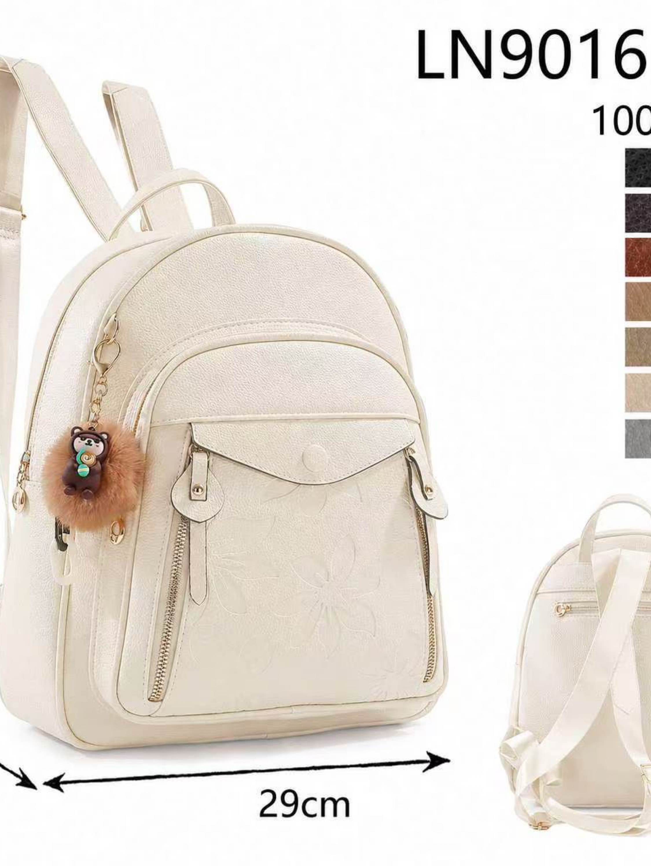 Mochila com chaveiro
