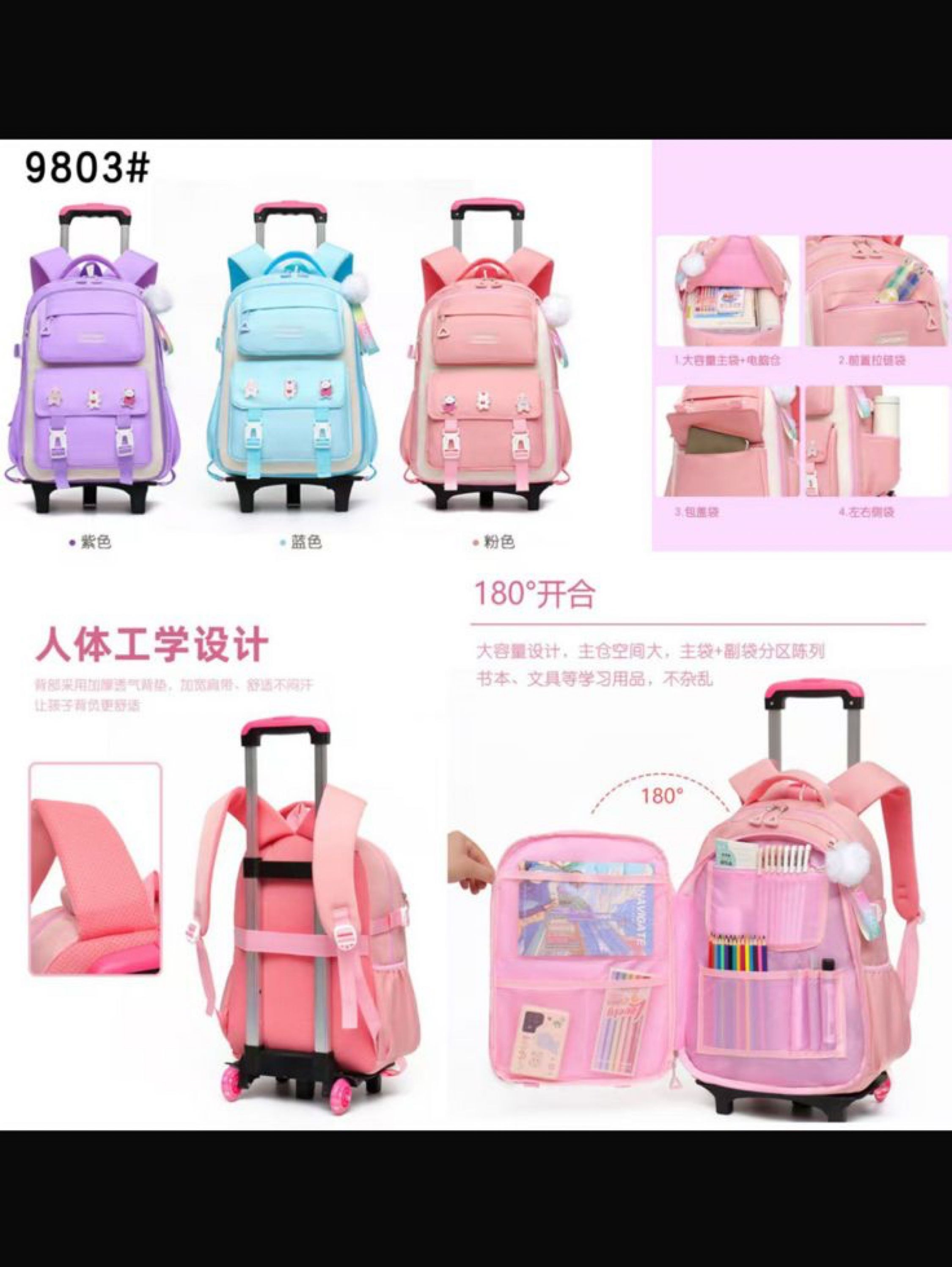 Mochila com chaveiro