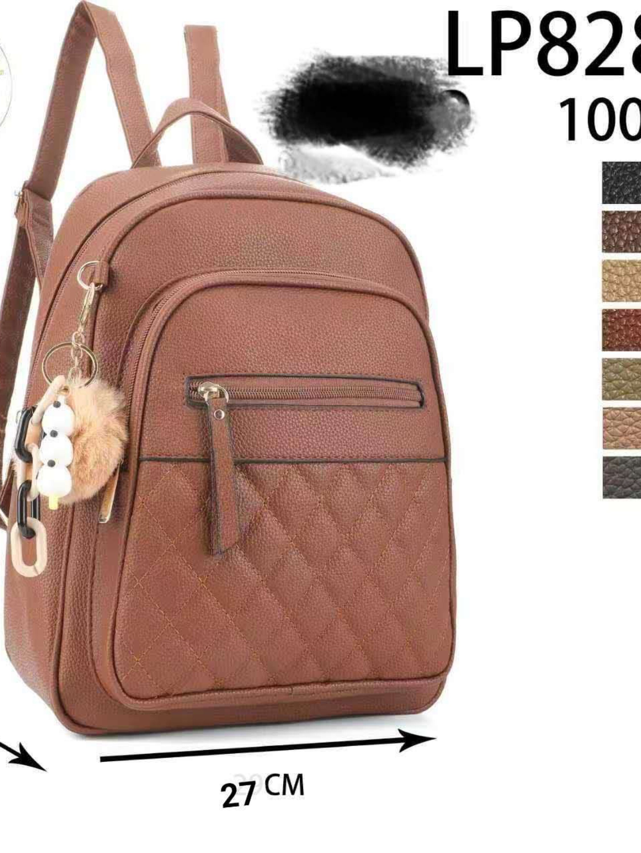 Mochila com chaveiro