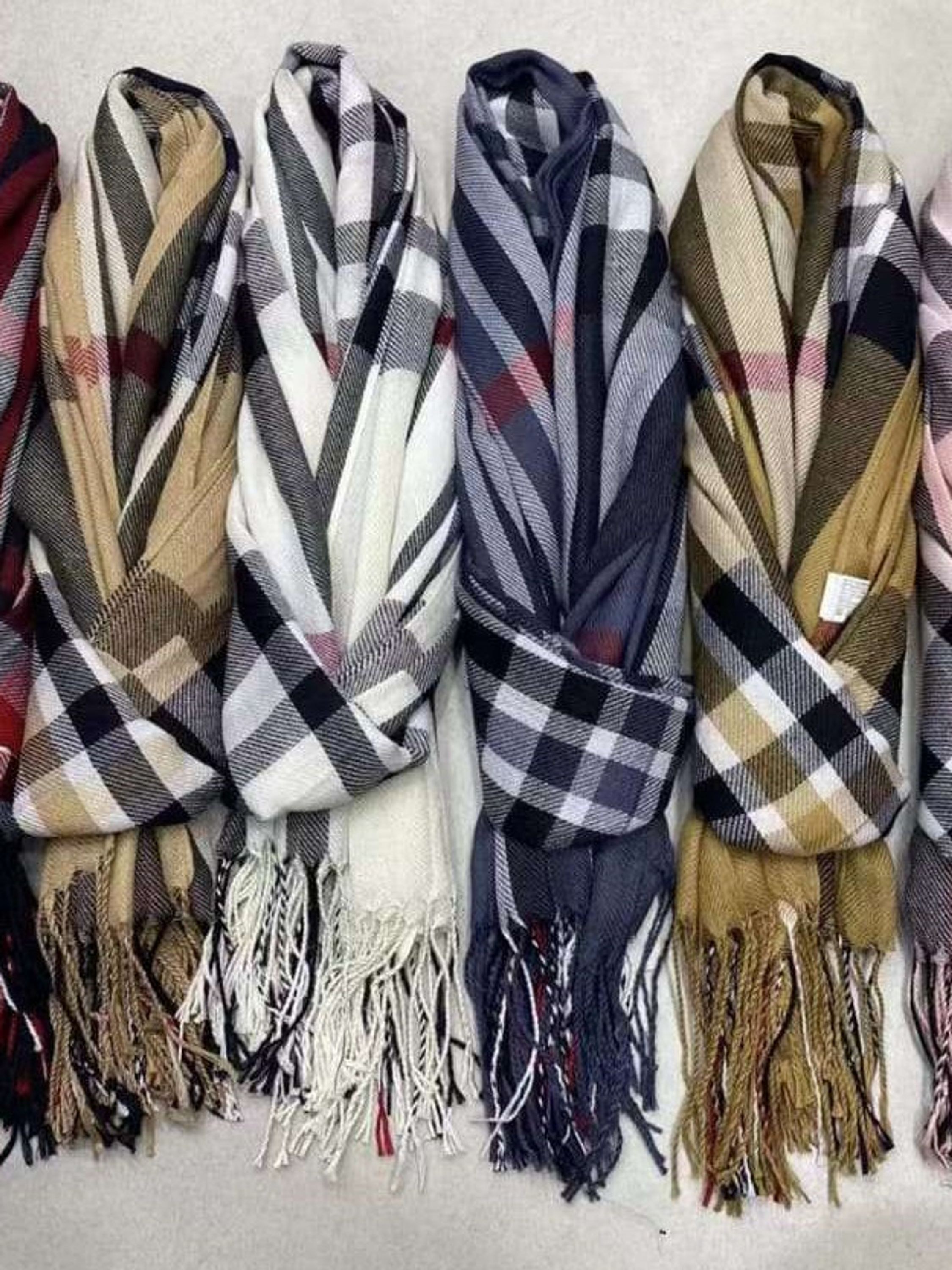 Cachecol Xadrez Fina