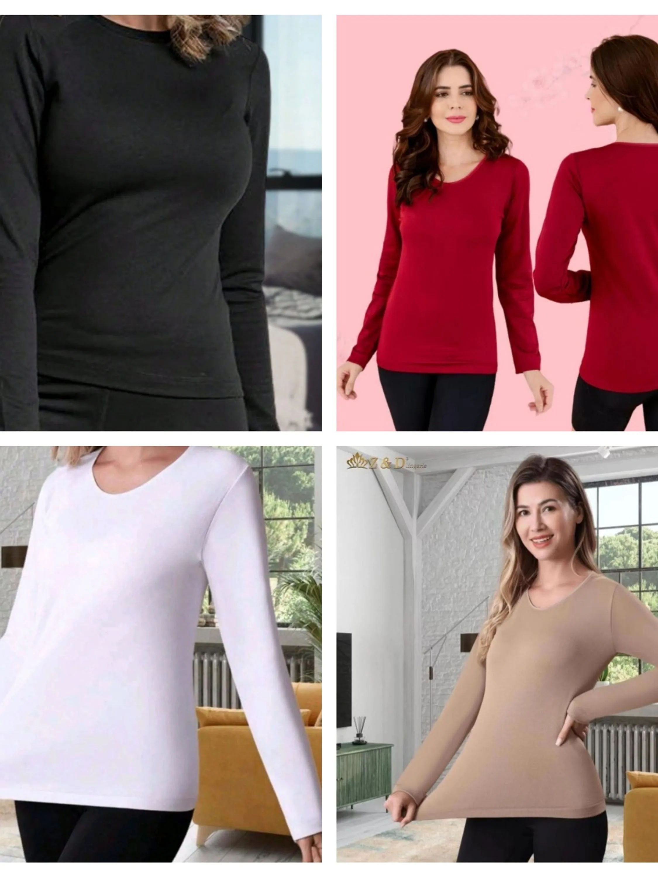 KIT 12 Roupas Quentes de Inverno Femininas