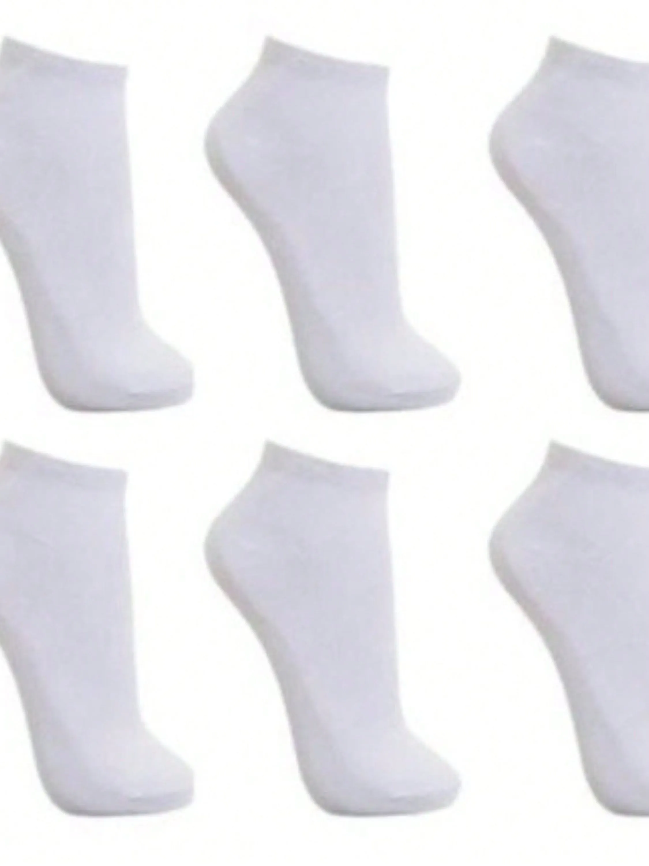 Kit 12 Pares de Meia Soquete Cano Curto Unissex40-46