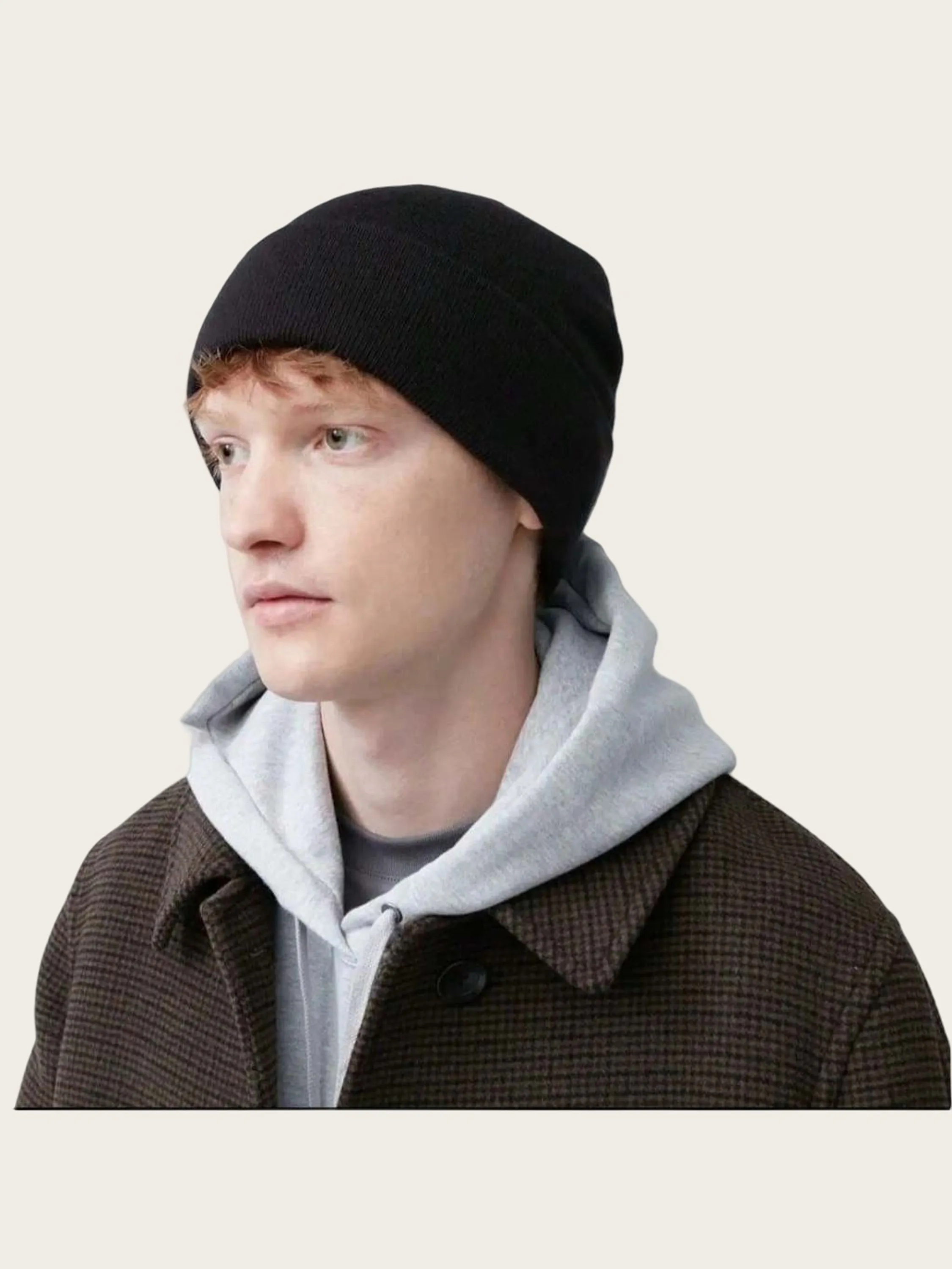 KIT 12 Chapéu de Inverno Adulto Preto Sem Lã