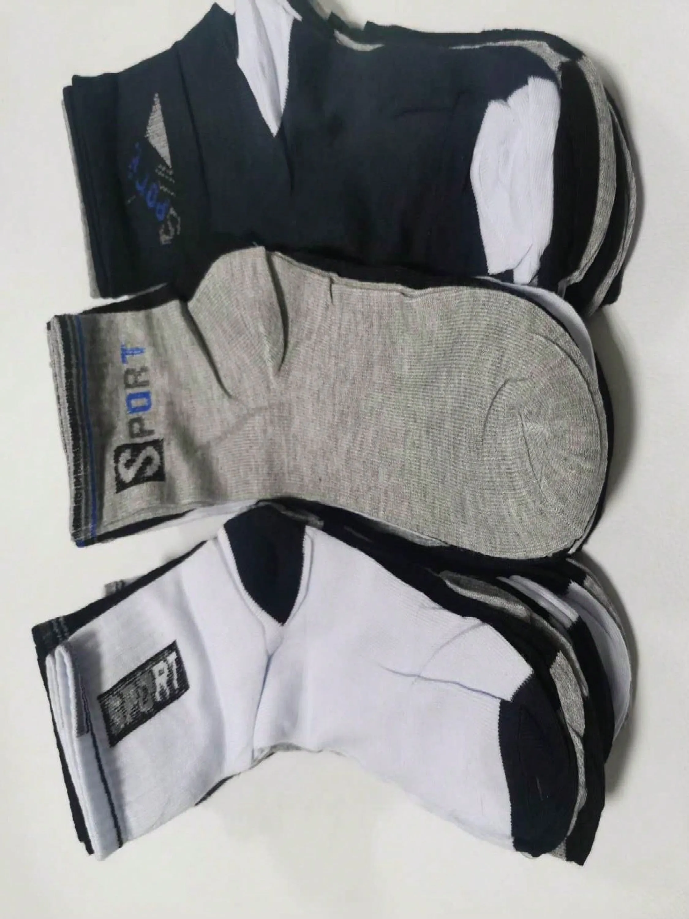 Kit 12 Pares Masculino Cano Alto Sport 40-46