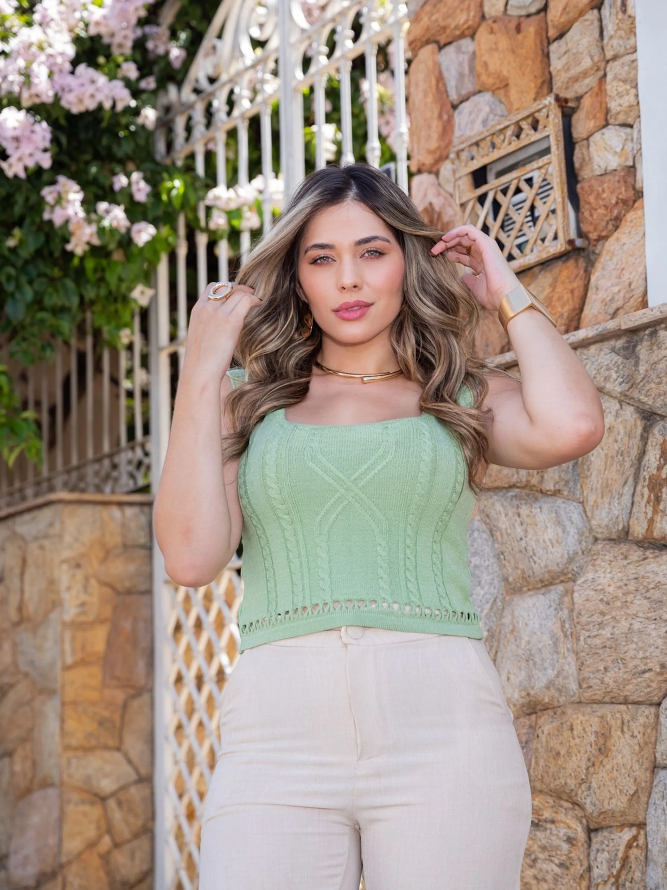 Cropedd X Blusa Feminio Tendencia em Modal Verão Estilo Blogueirinha