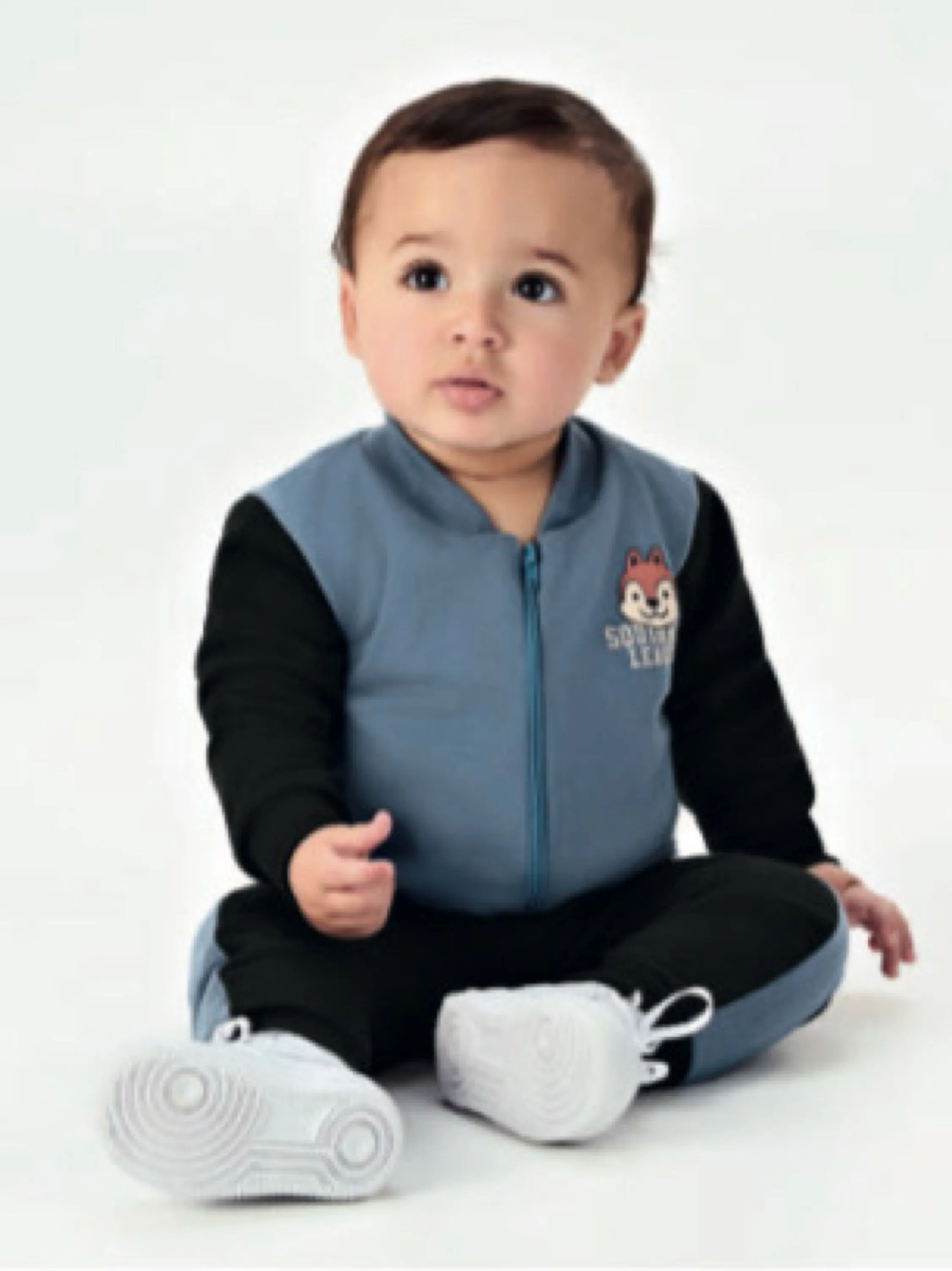 Conjunto Infantil Masculino com Zíper – “Squirrel League”