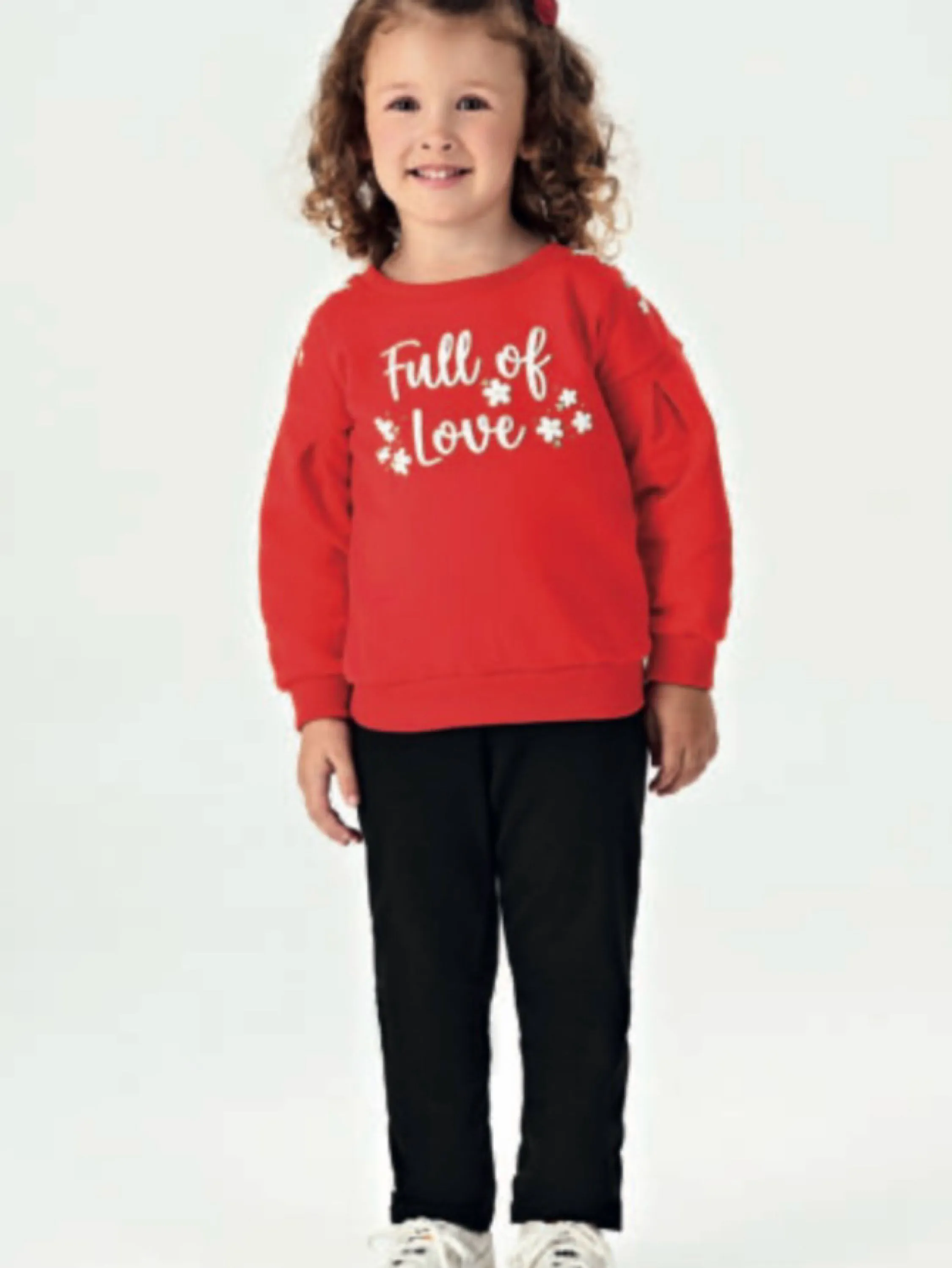 Conjunto Infantil Feminino “Full of Love”🌺