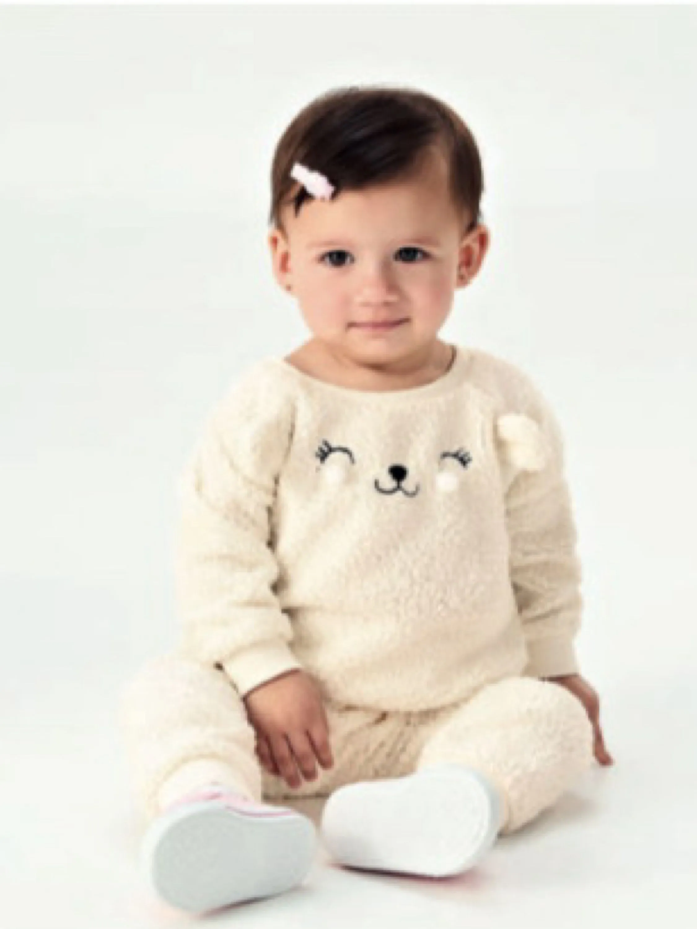 Conjunto infantil blush Ursinha 🐻‍❄️💖