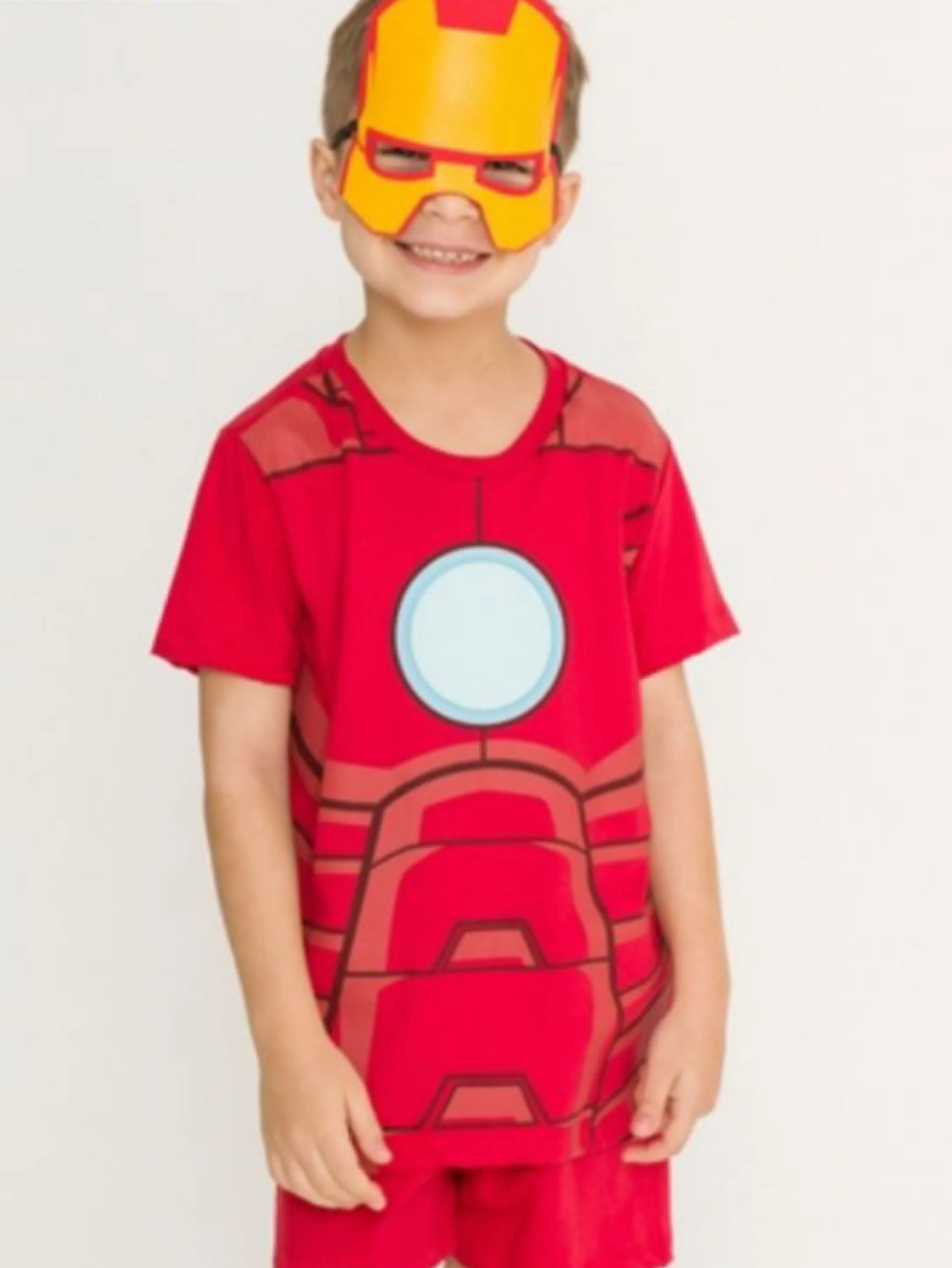 🦸‍♂️ Conjunto Infantil Super-Herói – Homem de Ferro