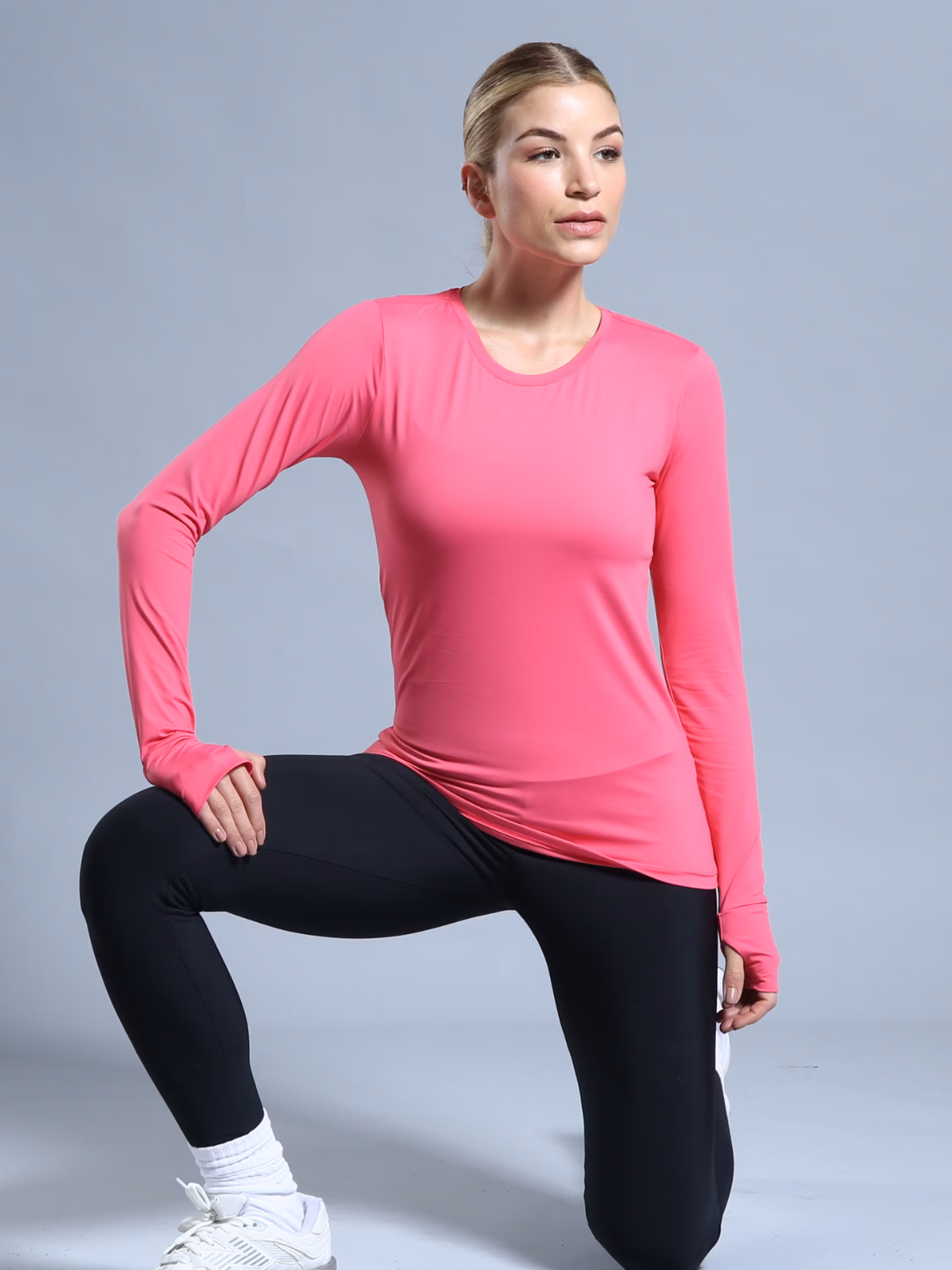 PLF028 - BLUSA FITNESS FEMININA PROTEÇÃO UV OREGON