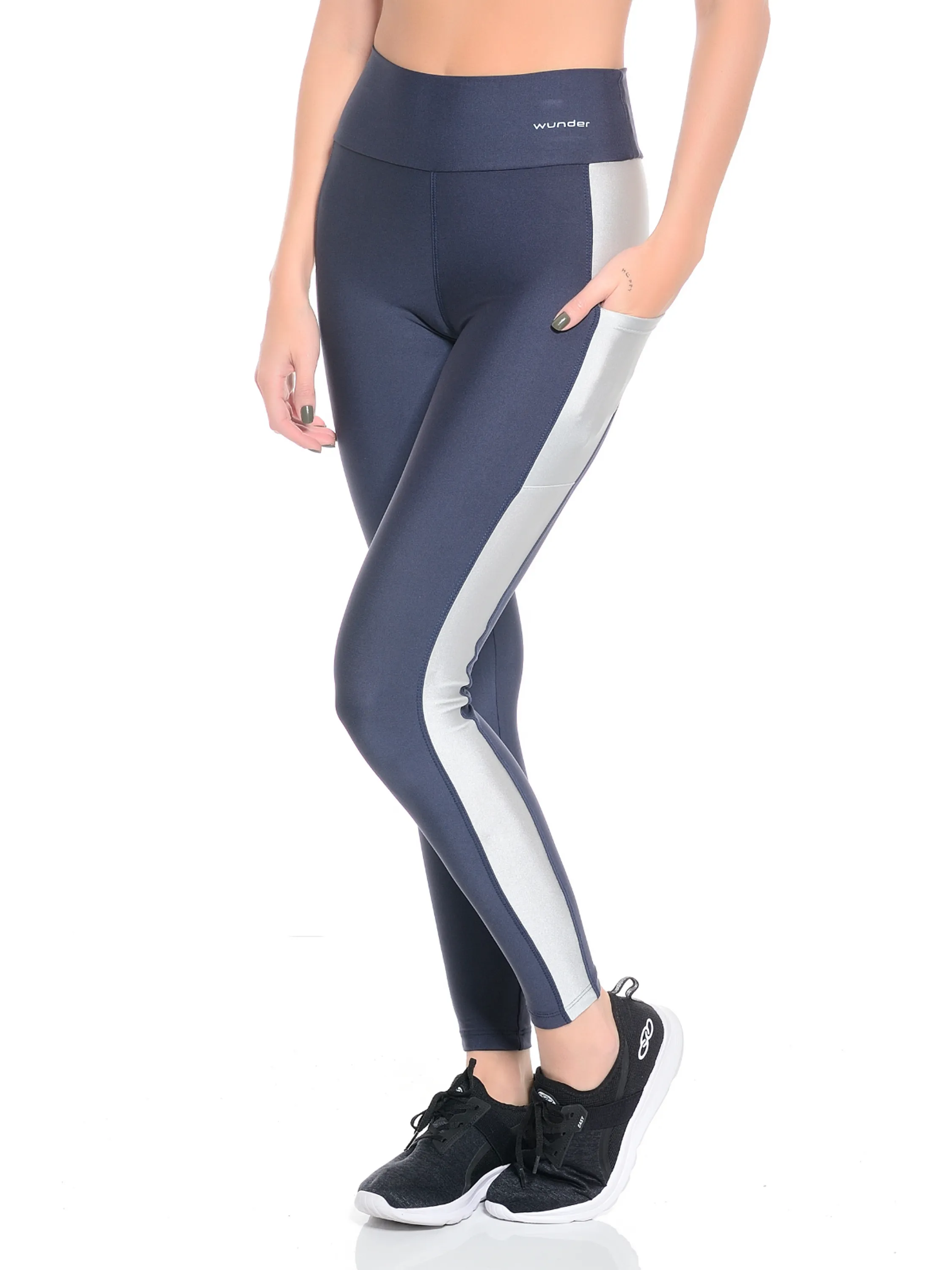 WUF23I035 - LEGGING FITNESS RECORTES TRILOBAL ROSSET