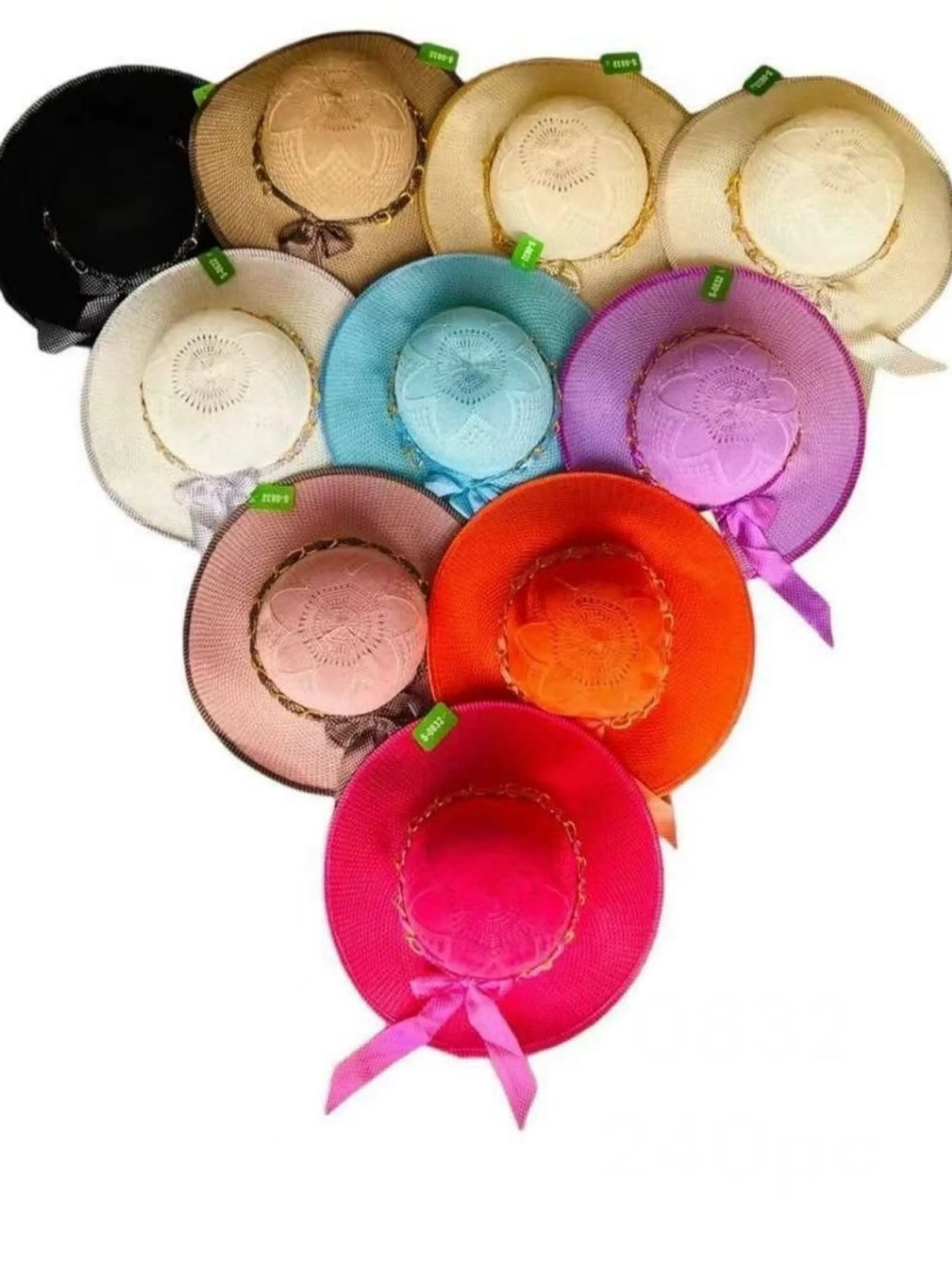 Kit 12pcs chapéu feminino 0832